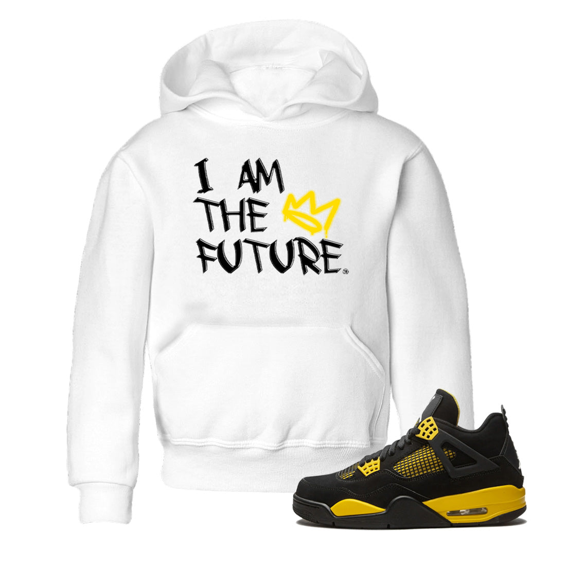 I Am The Future Kids Tops - Air Jordan 4 Thunder