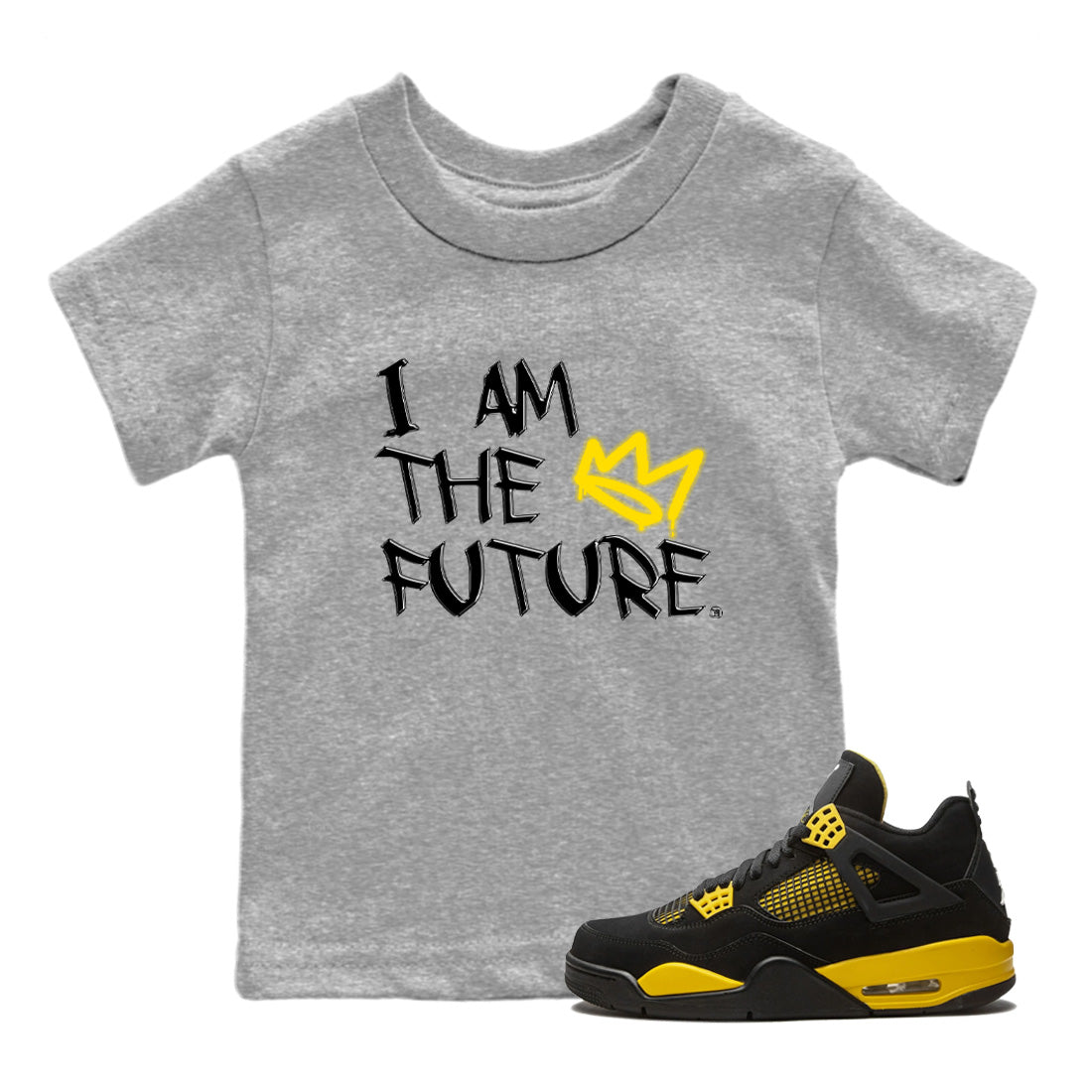 I Am The Future Kids Tops - Air Jordan 4 Thunder