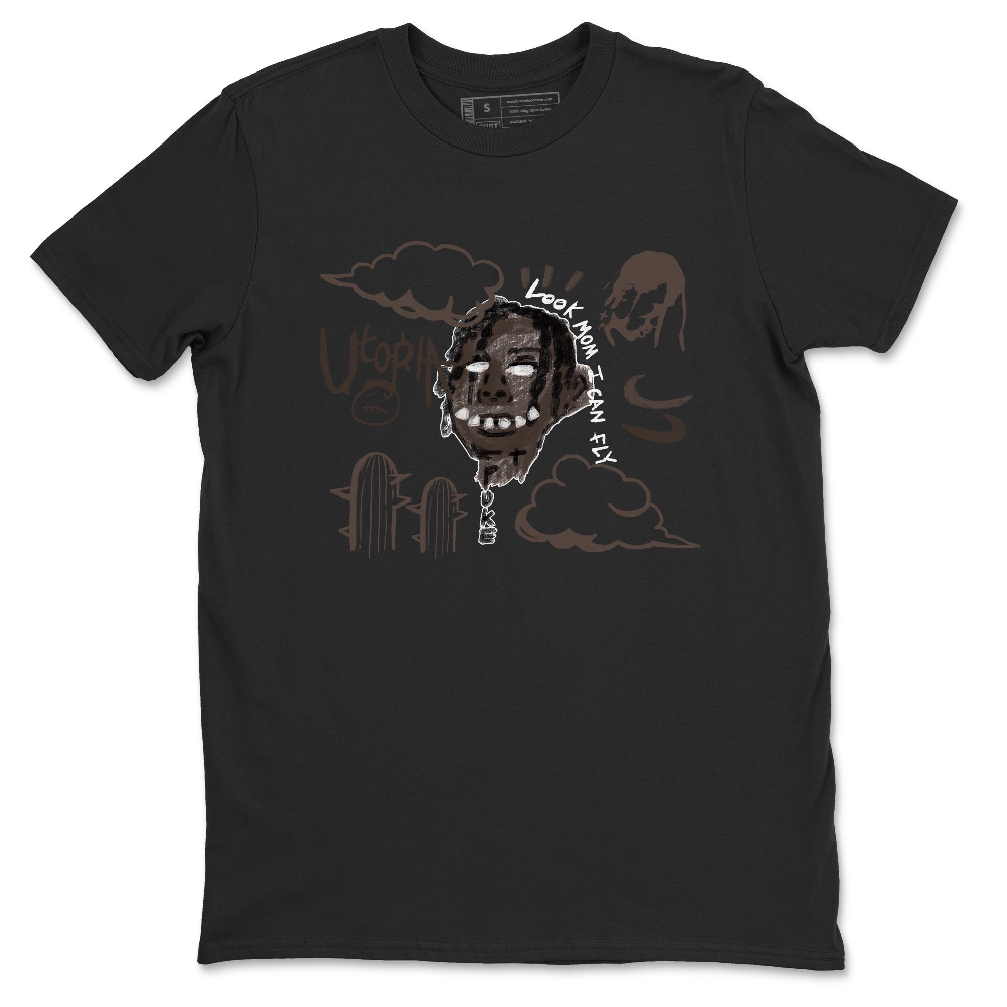 I Can Fly snkmatch Tees - Air Jordan 1 Travis Scott Velvet Brown