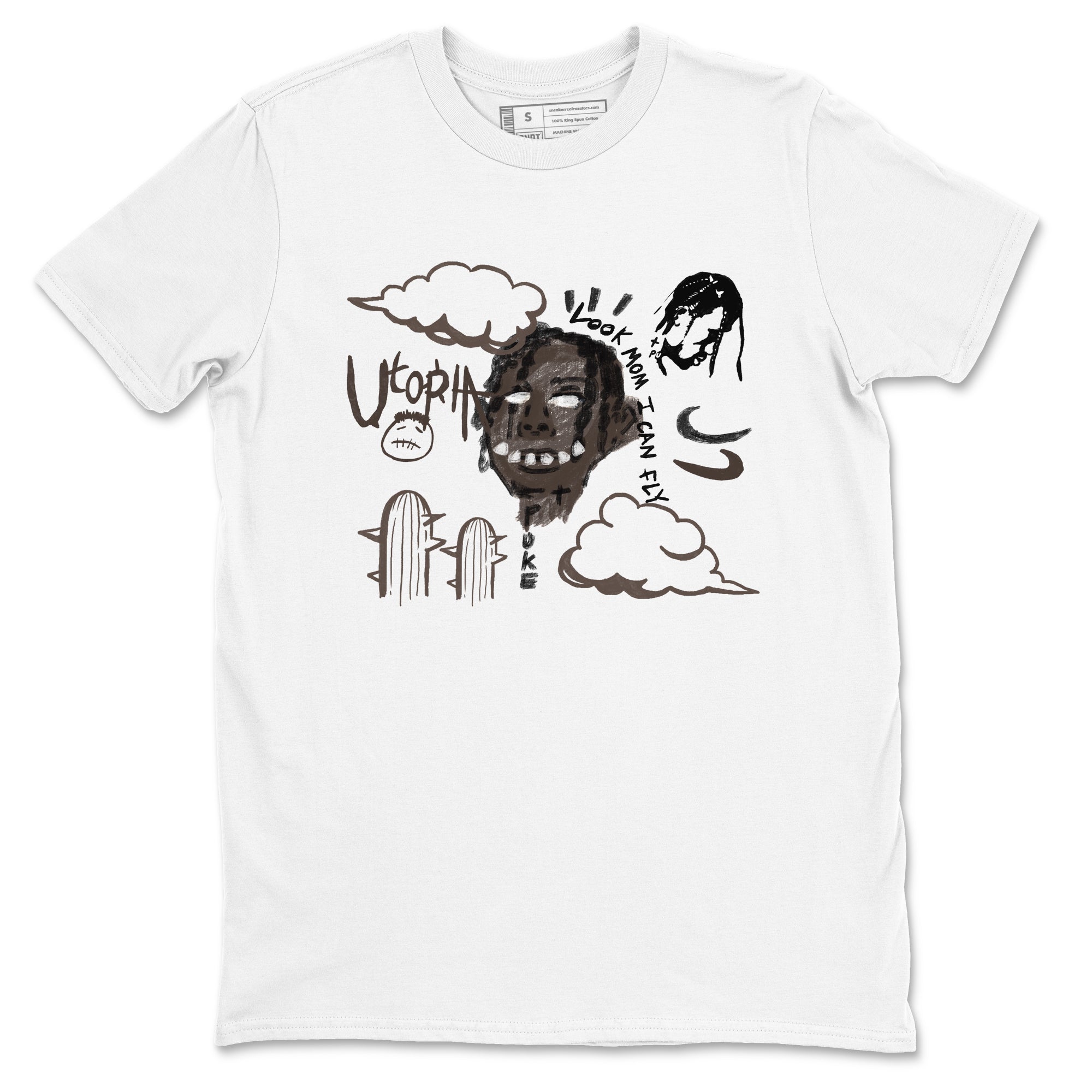 I Can Fly snkmatch Tees - Air Jordan 1 Travis Scott Velvet Brown