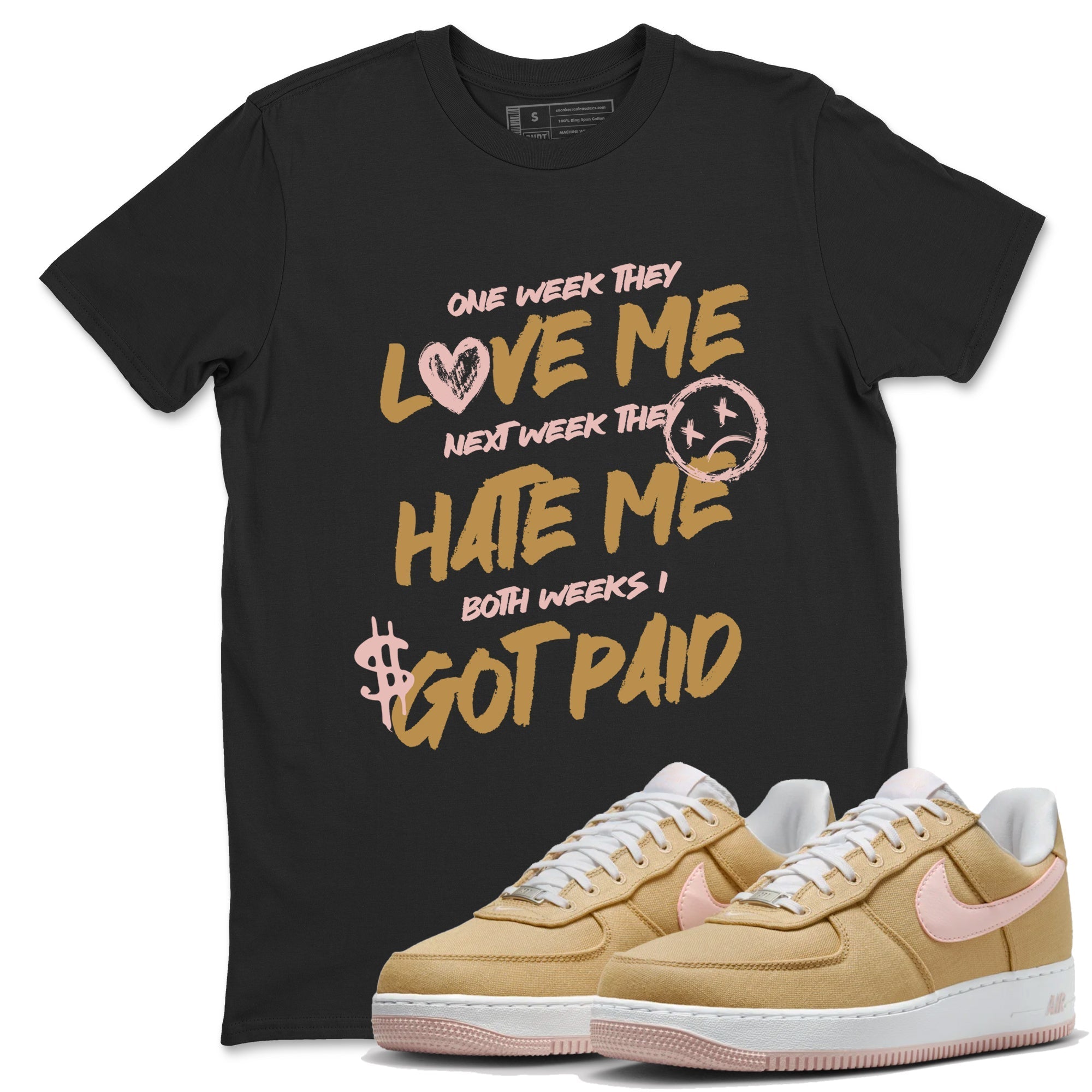 I Got Paid snkmatch Tees - Air Force 1 Linen
