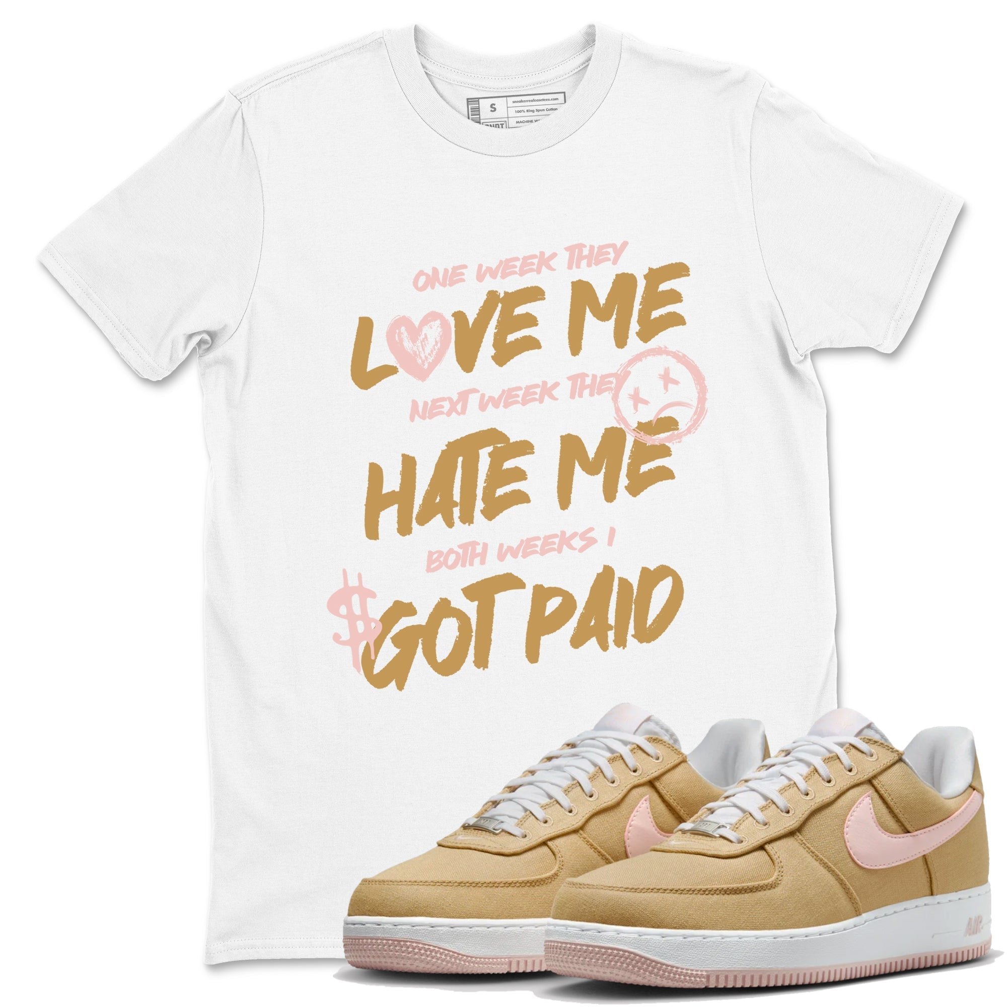 I Got Paid snkmatch Tees - Air Force 1 Linen