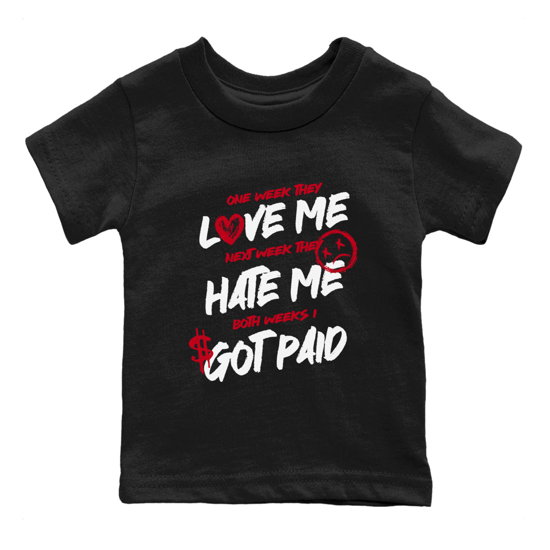 I Got Paid snkmatch Tees Kids - Air Jordan 1 '85 Bred