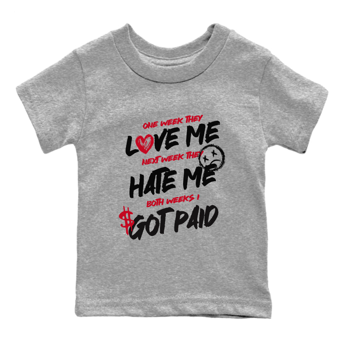 I Got Paid snkmatch Tees Kids - Air Jordan 1 '85 Bred