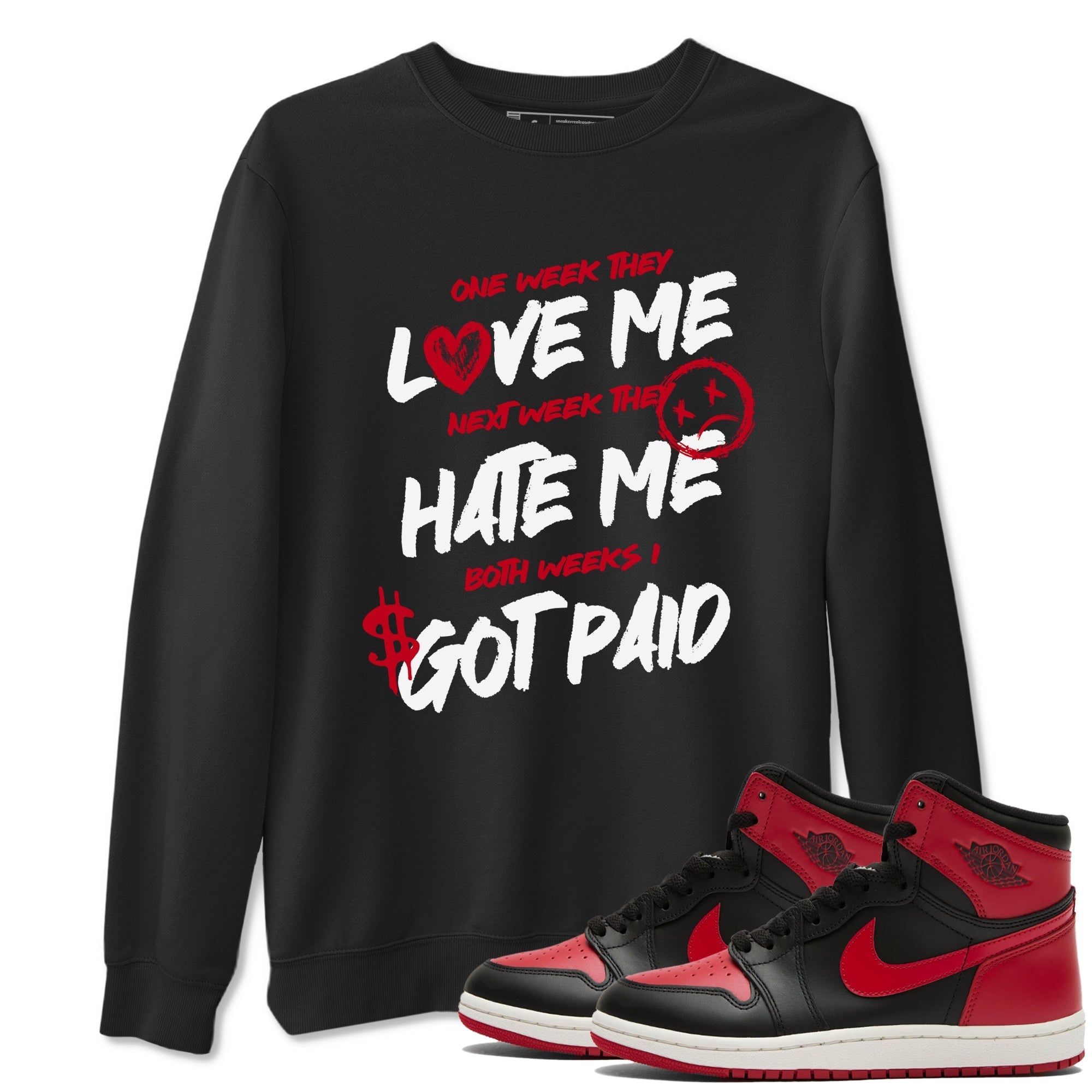 I Got Paid snkmatch Tees - Air Jordan 1 '85 Bred