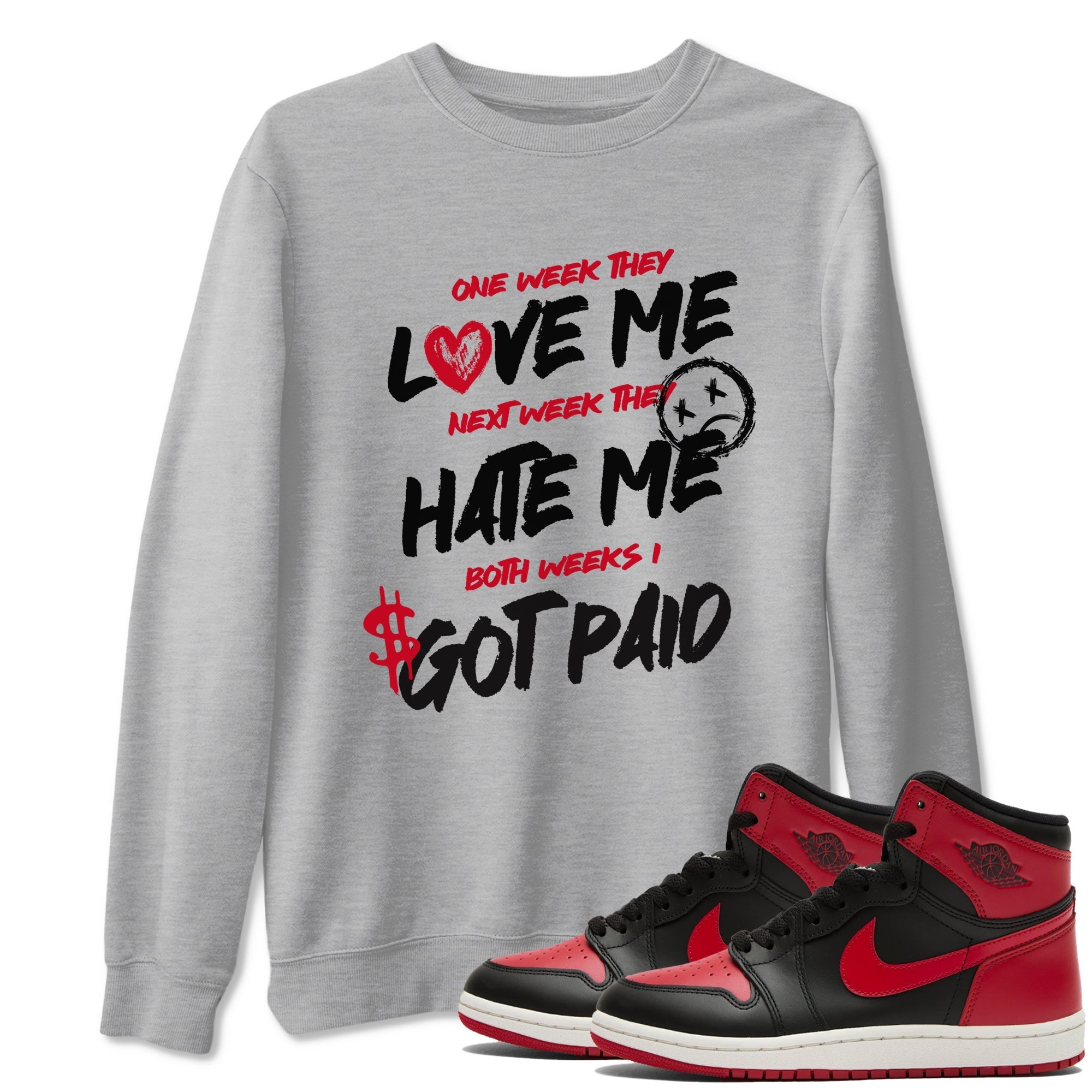 I Got Paid snkmatch Tees - Air Jordan 1 '85 Bred