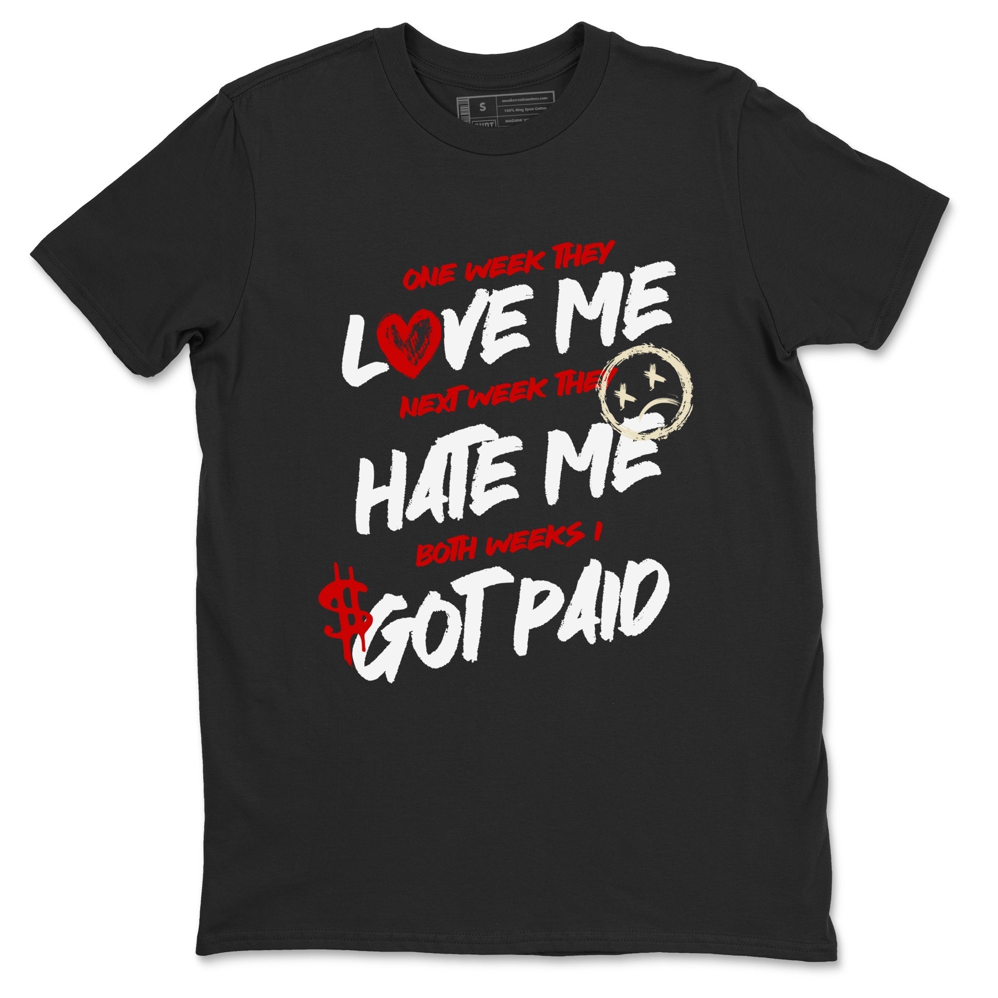 I Got Paid snkmatch Tees - Air Jordan 1 Black Toe Reimagined