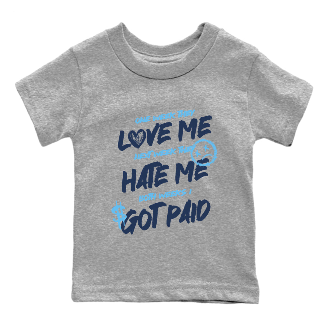 I Got Paid snkmatch Tees Kids - Air Jordan 1 Obsidian