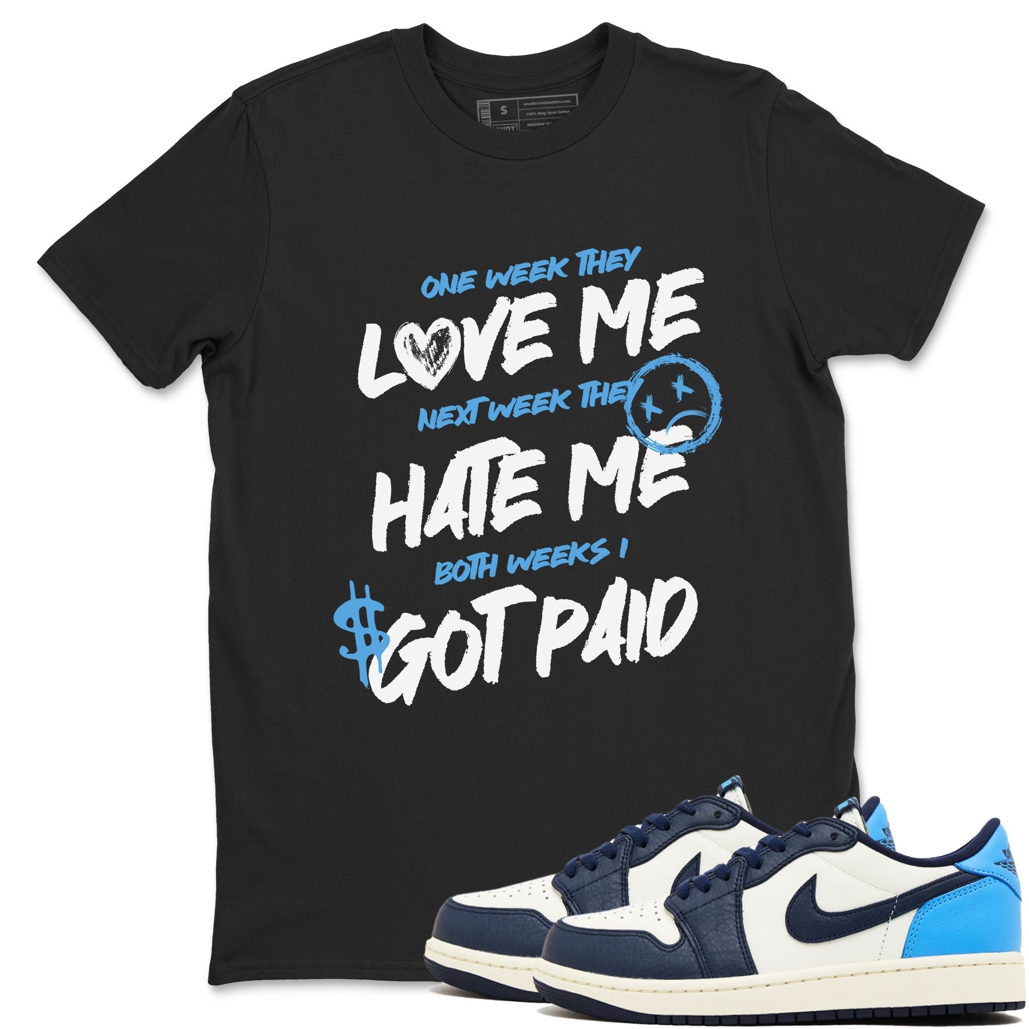 I Got Paid snkmatch Tees - Air Jordan 1 Obsidian