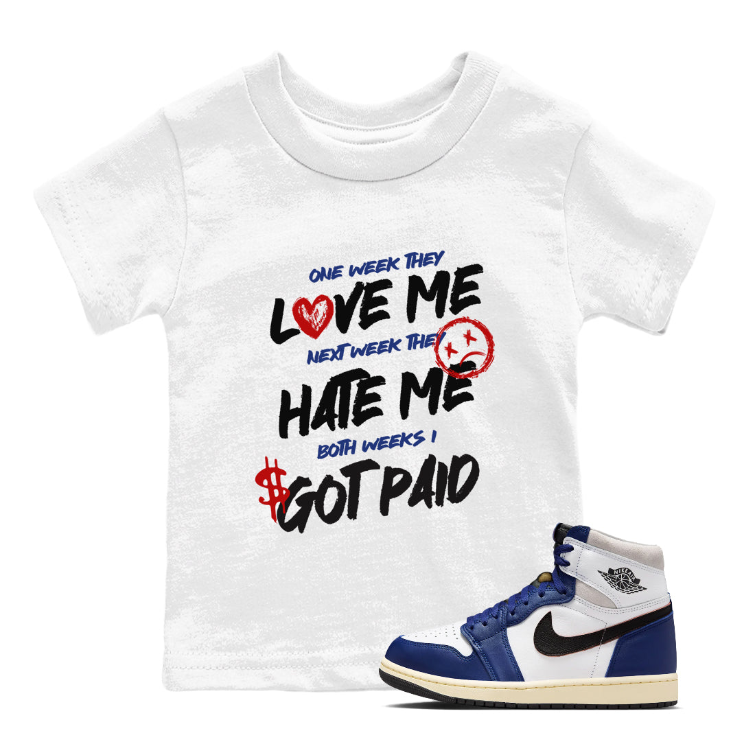 I Got Paid snkmatch Tees Kids - Air Jordan 1 Rare Air