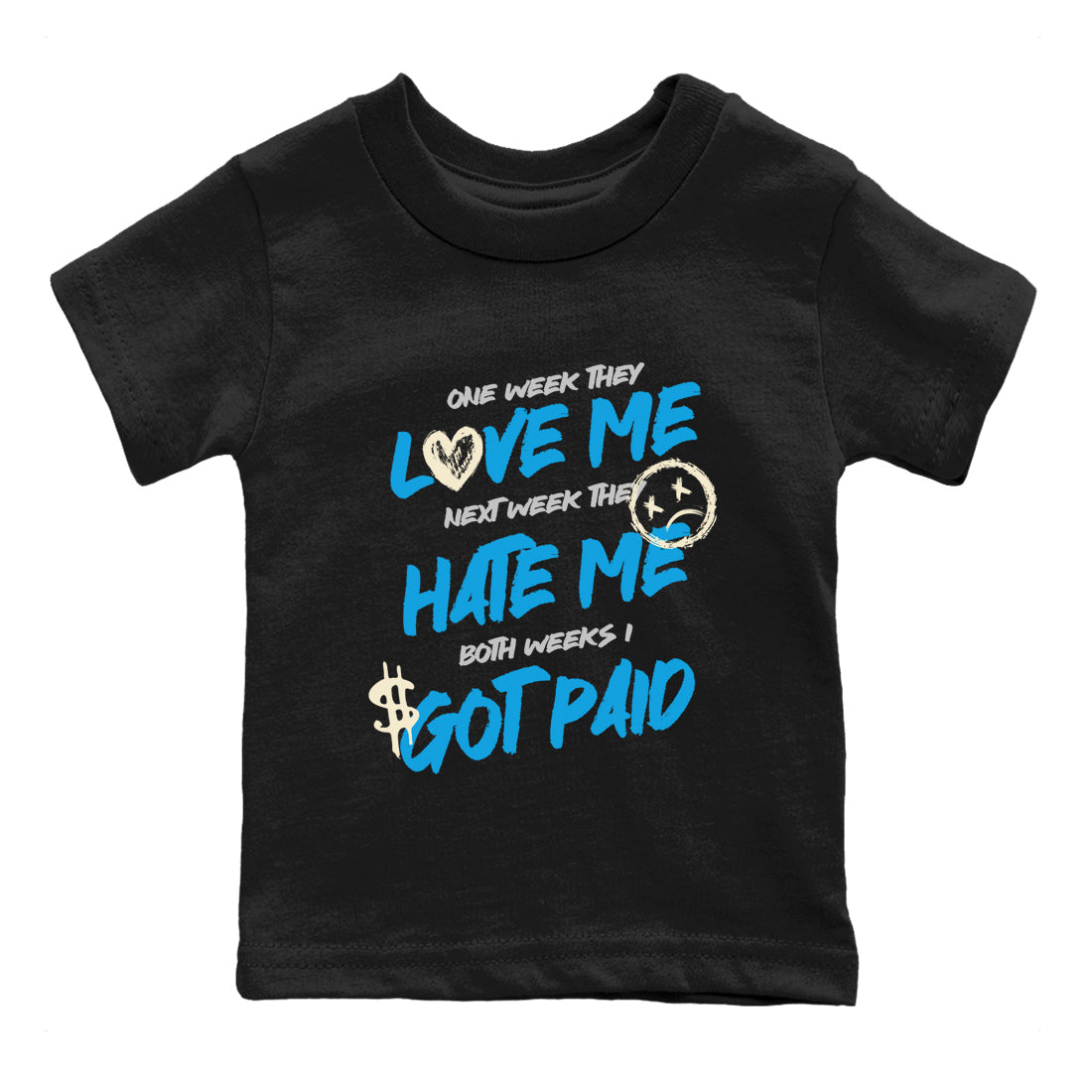I Got Paid snkmatch Tees Kids - Air Jordan 1 UNC Reimagined
