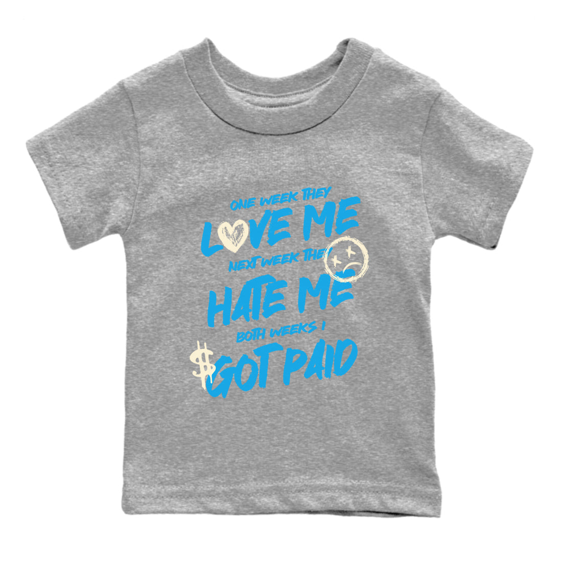 I Got Paid snkmatch Tees Kids - Air Jordan 1 UNC Reimagined