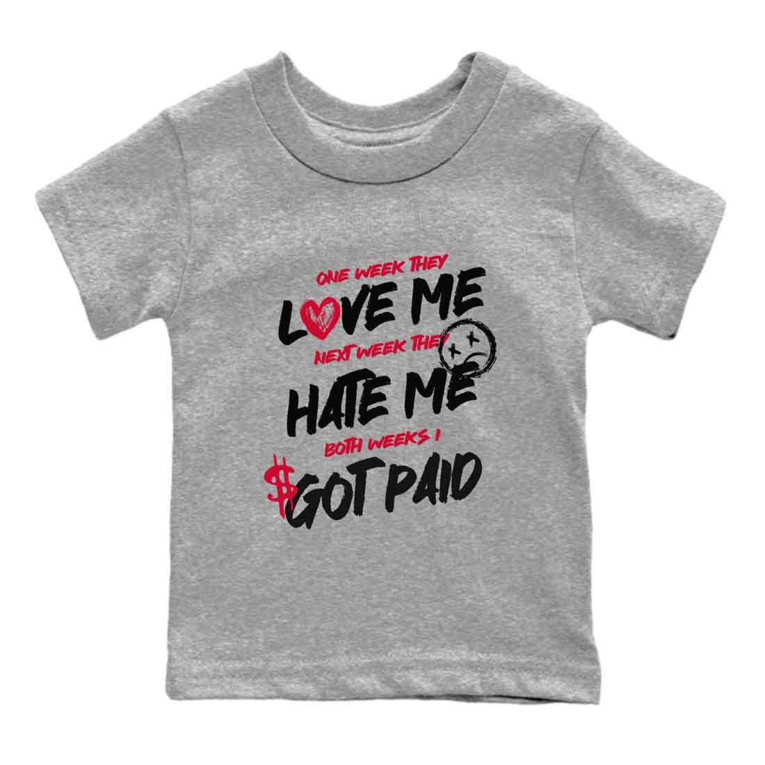 I Got Paid snkmatch Tees Kids - Air Jordan 12 Flu Game