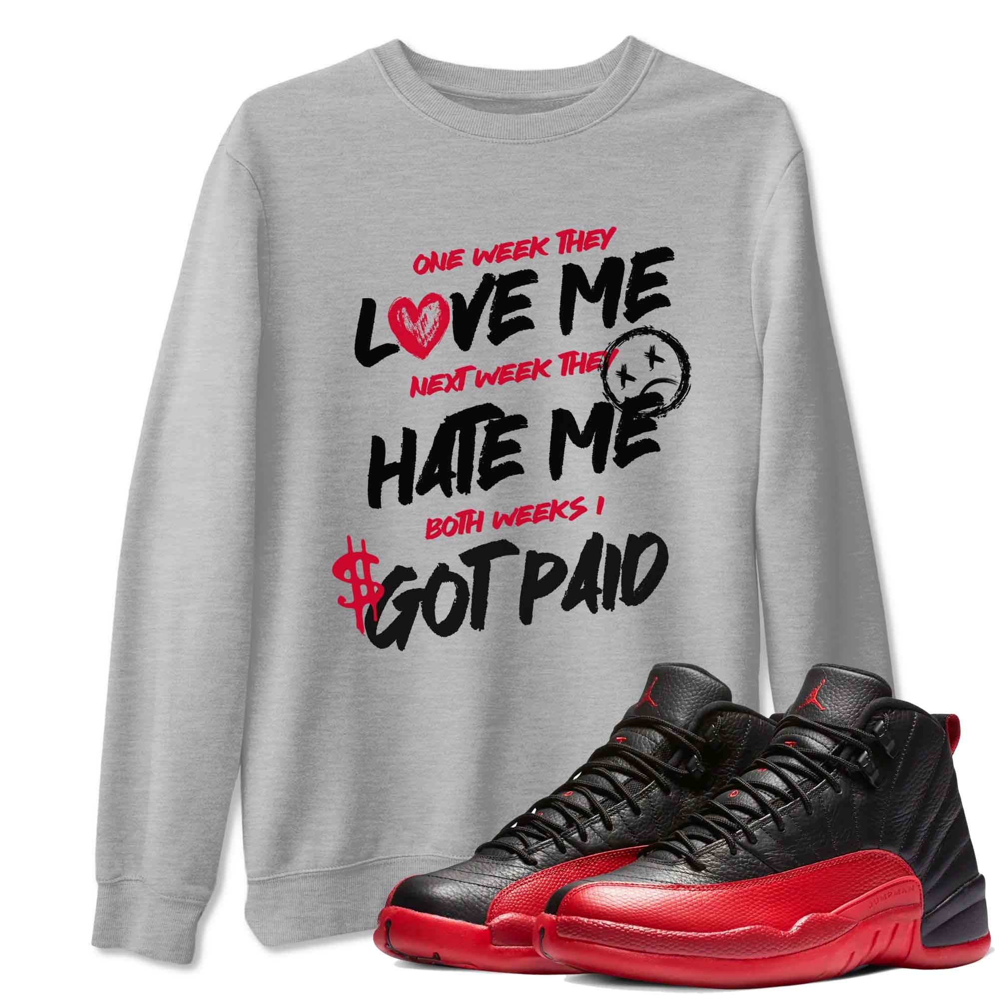 I Got Paid snkmatch Tees - Air Jordan 12 Flu Game
