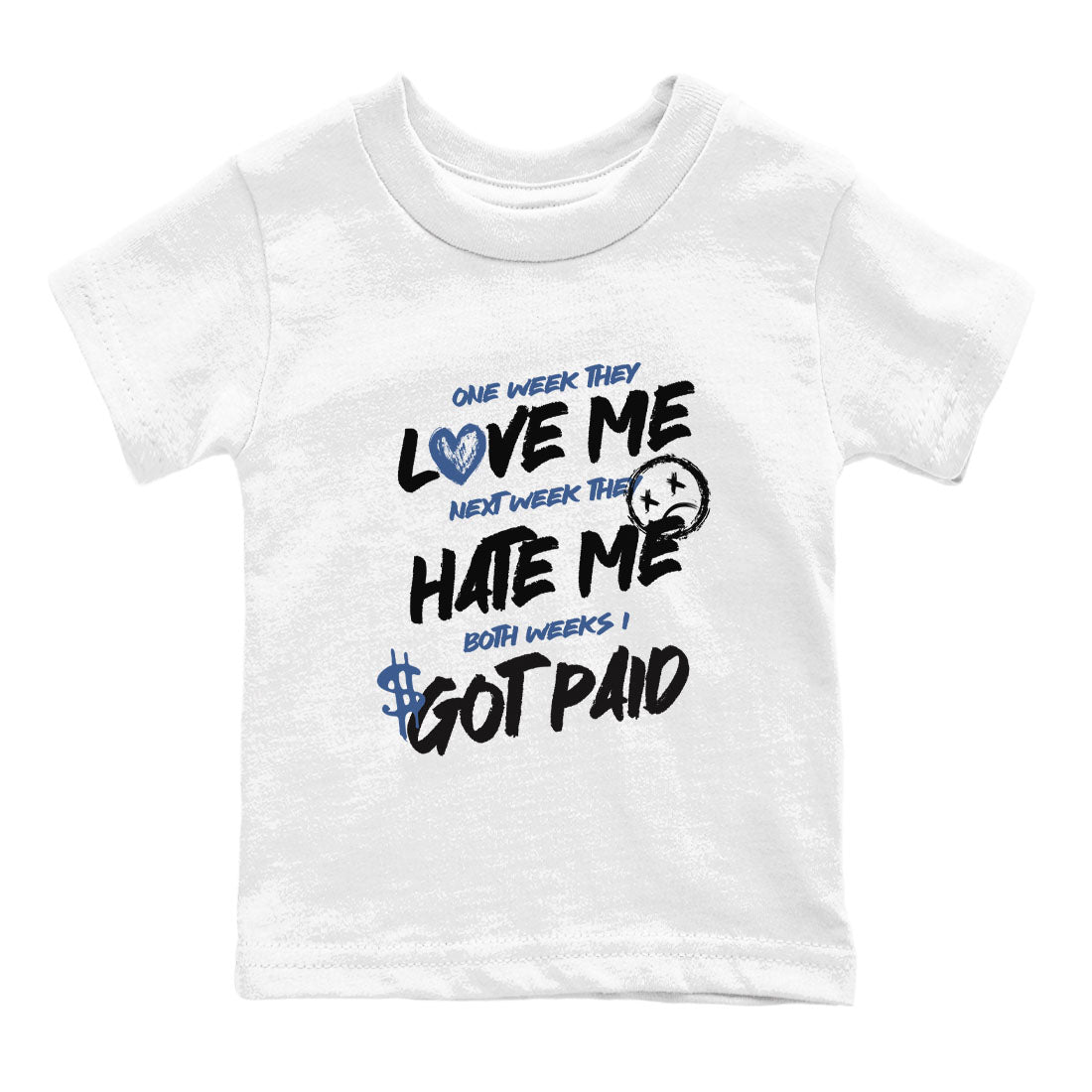 I Got Paid snkmatch Tees Kids - Air Jordan 3 A Ma Maniere x Diffused Blue