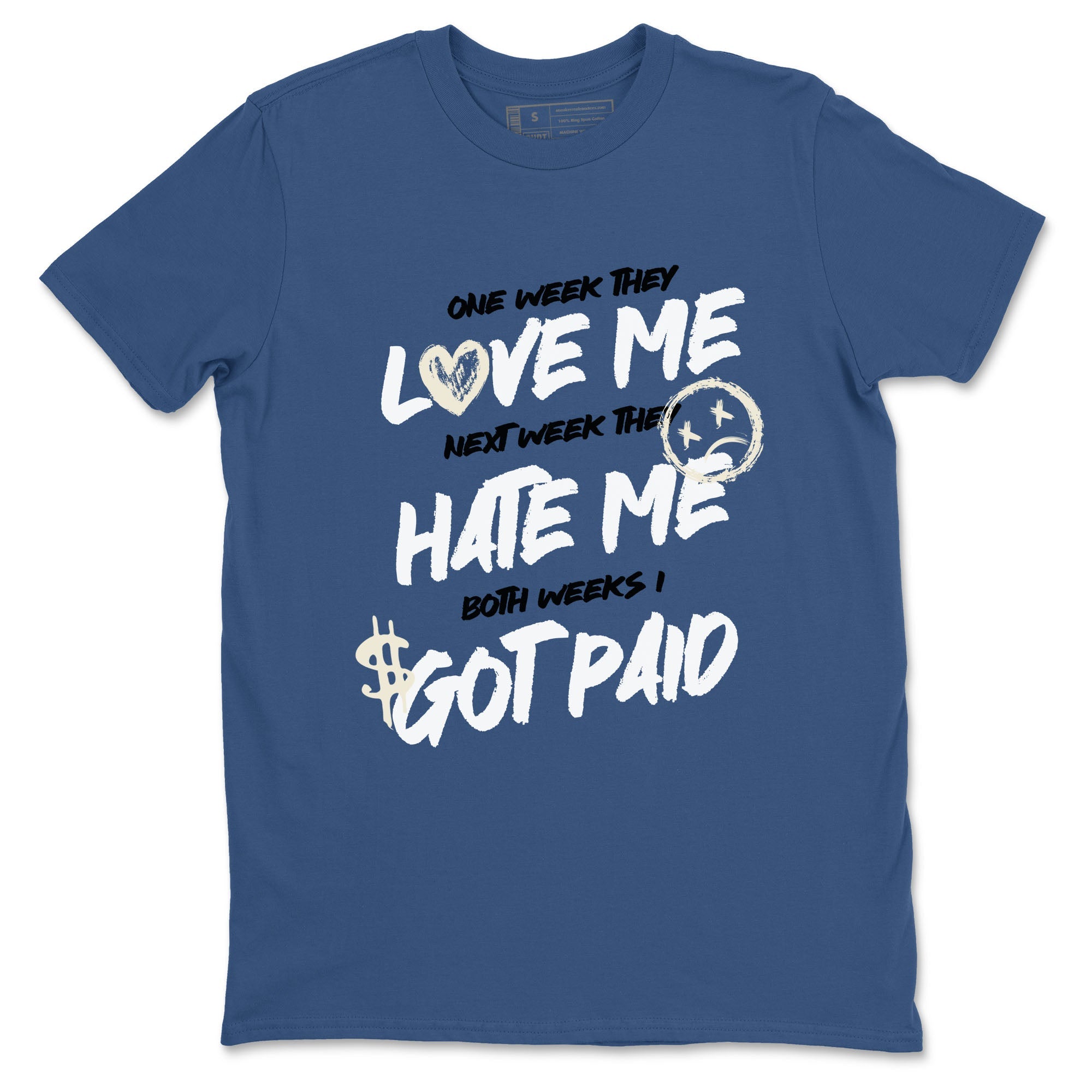 I Got Paid snkmatch Tees - Air Jordan 3 A Ma Maniere x Diffused Blue
