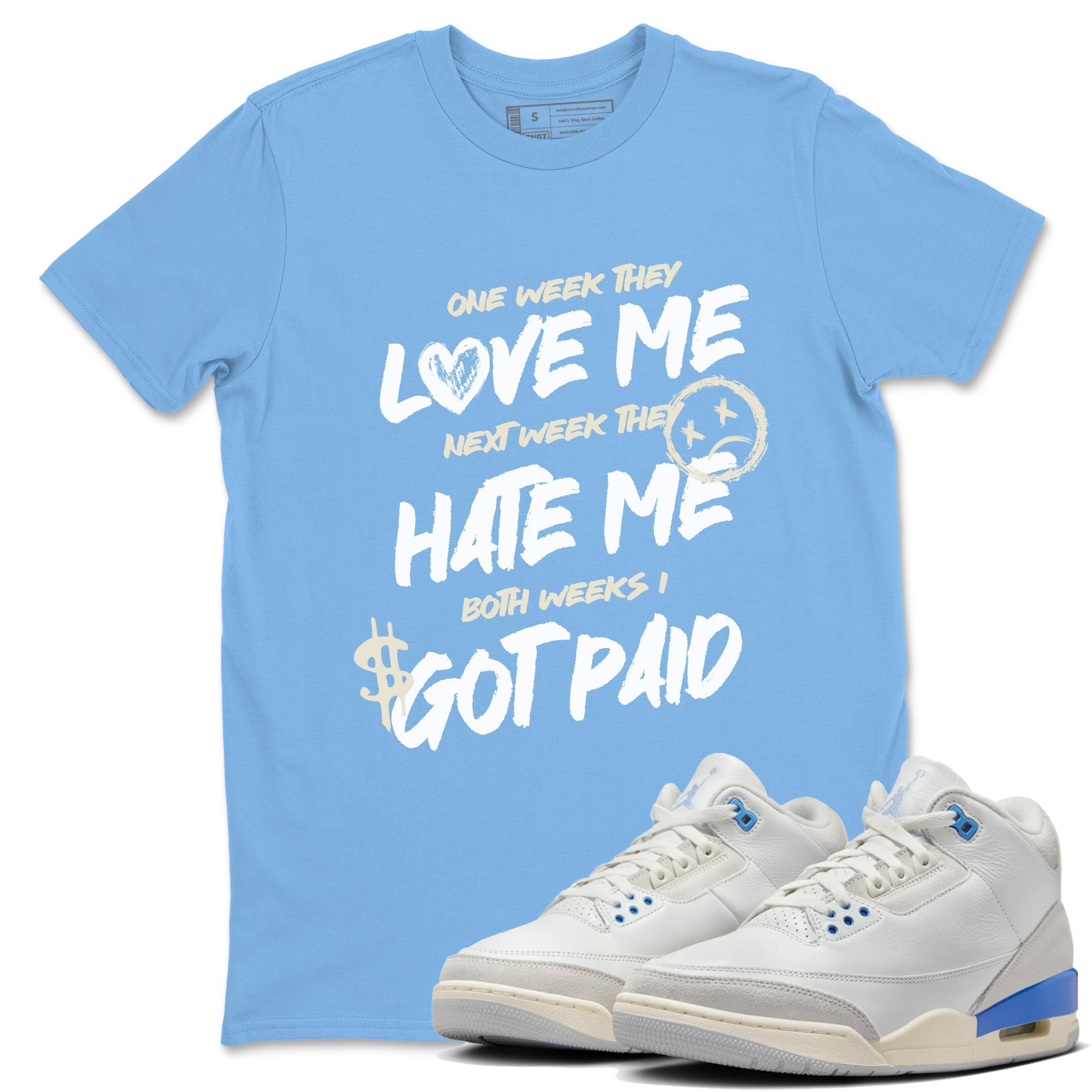 I Got Paid snkmatch Tees - Air Jordan 3 Lucky Shorts
