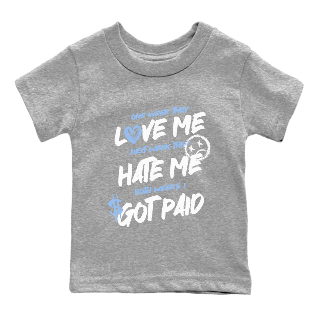 I Got Paid snkmatch Tees Kids - Air Jordan 4 Aluminum