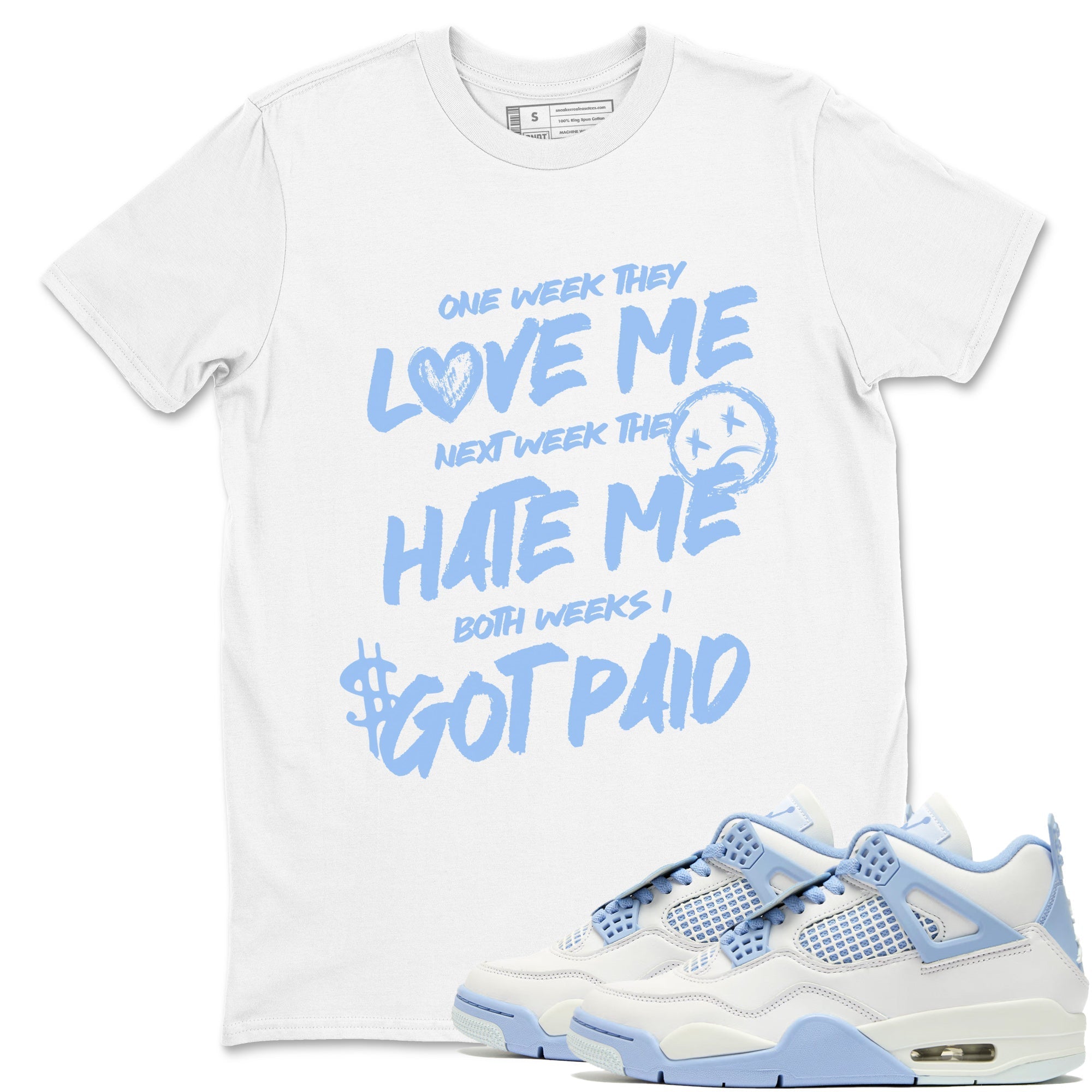 I Got Paid snkmatch Tees - Air Jordan 4 Aluminum