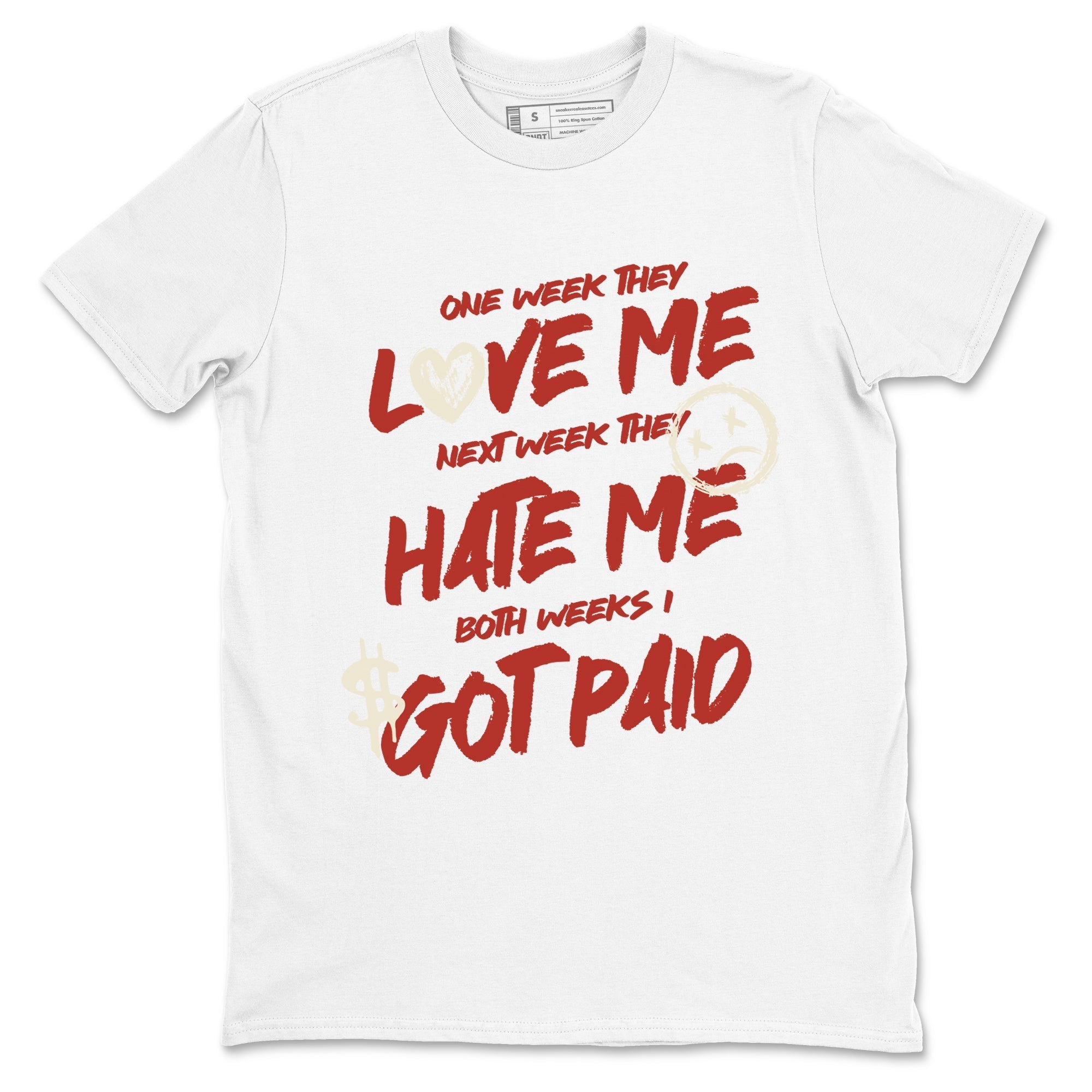 I Got Paid snkmatch Tees - Air Jordan 4 Brick By Brick