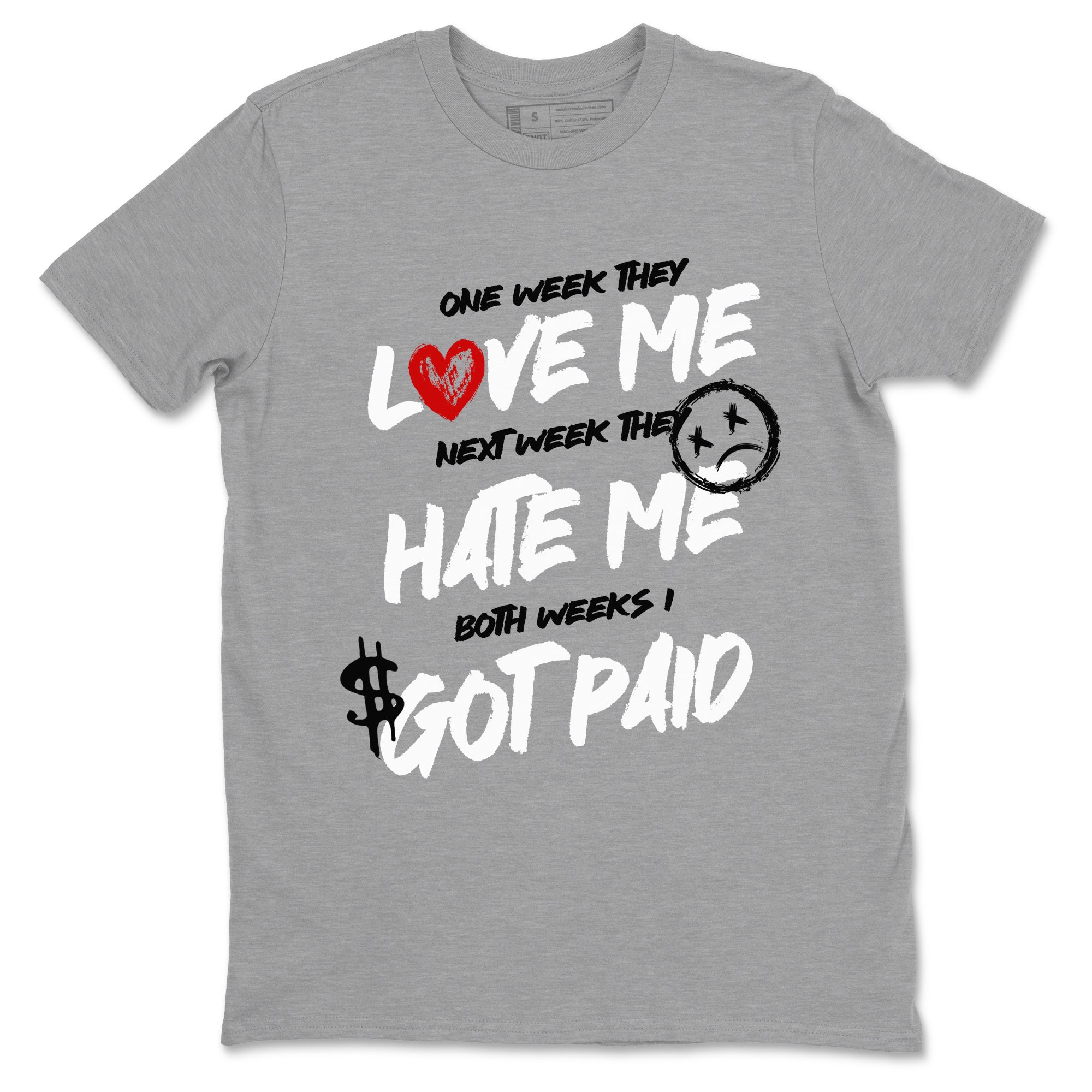I Got Paid snkmatch Tees - Air Jordan 4 White Cement