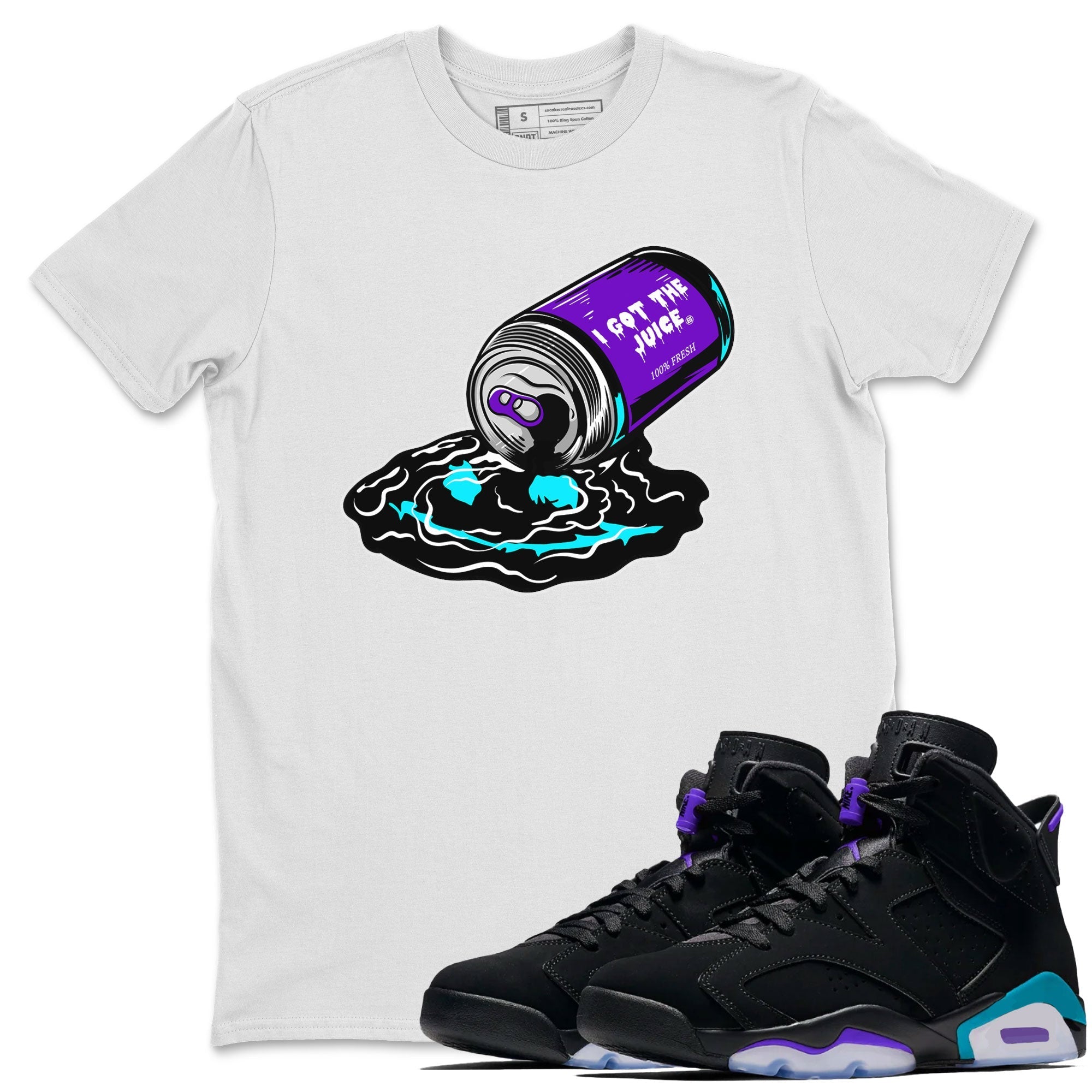 I Got The Juice snkmatch Tee - Air Jordan 6 Aqua