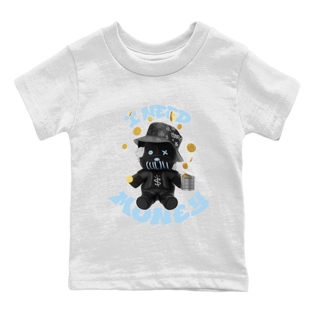 I Need Money snkmatch Tee Kids - Air Jordan 7 Chambray