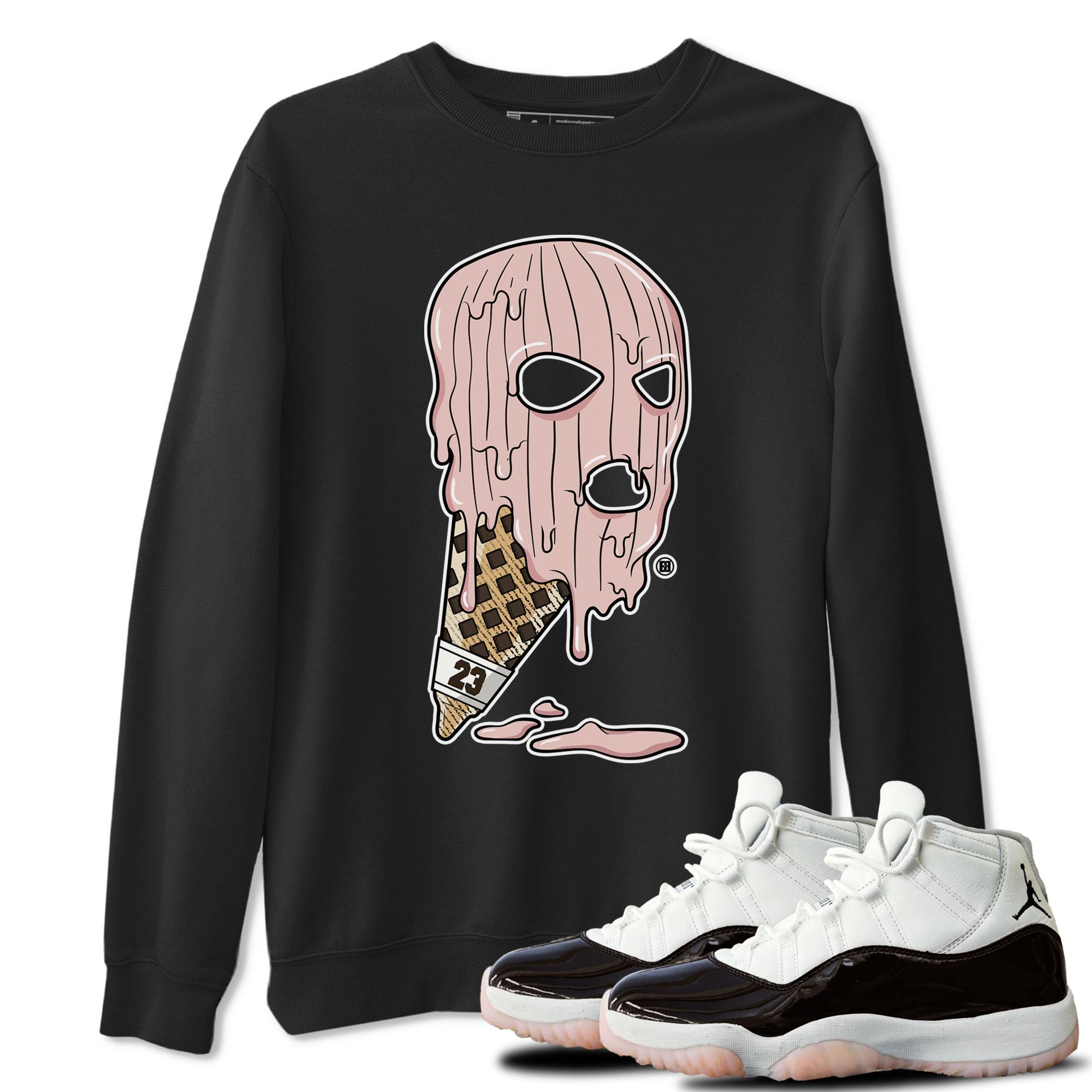 Ice Cream Mask snkmatch Tee - Air Jordan 11 Neapolitan
