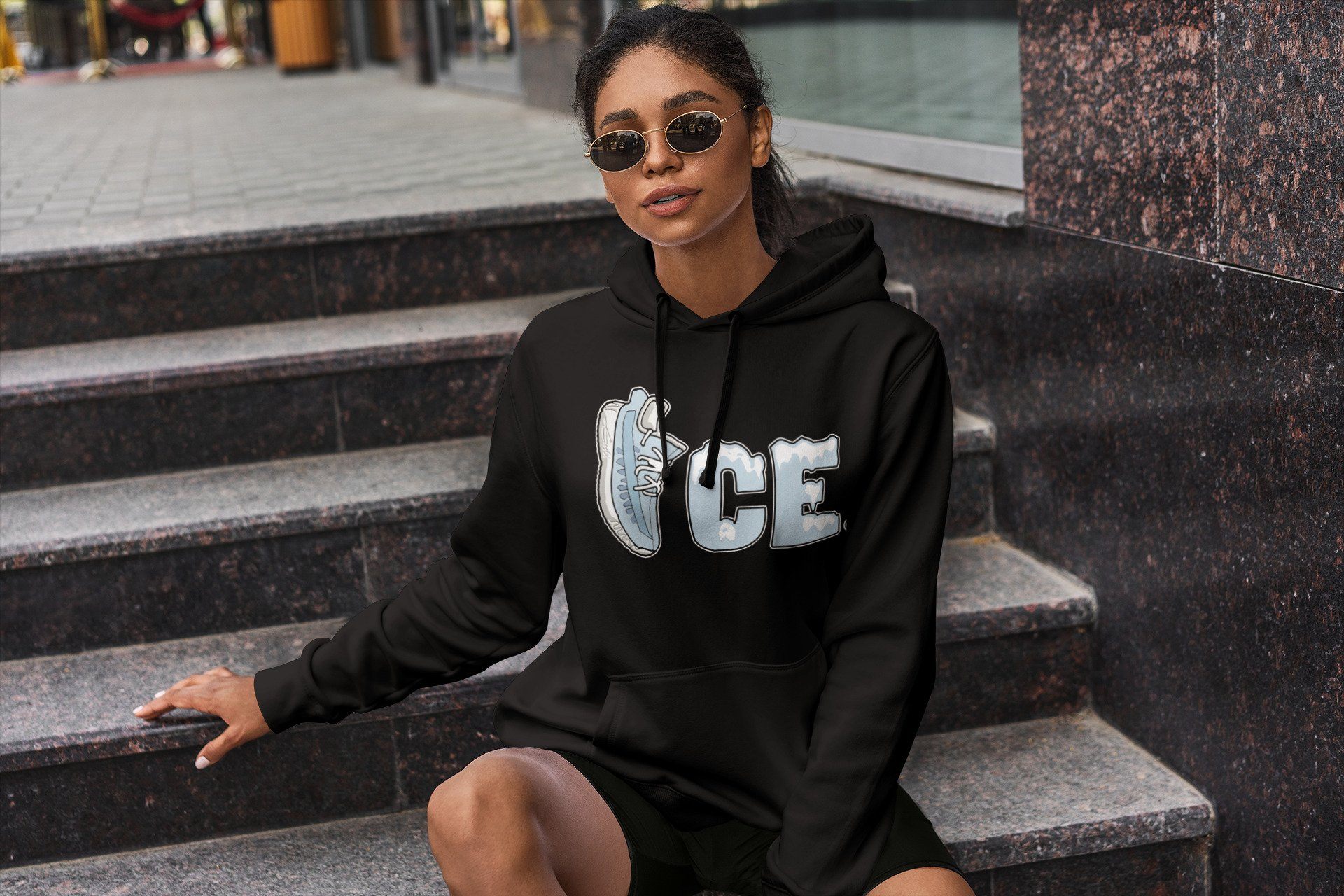Ice Unisex Tops - Yeezy 350 Mono Ice