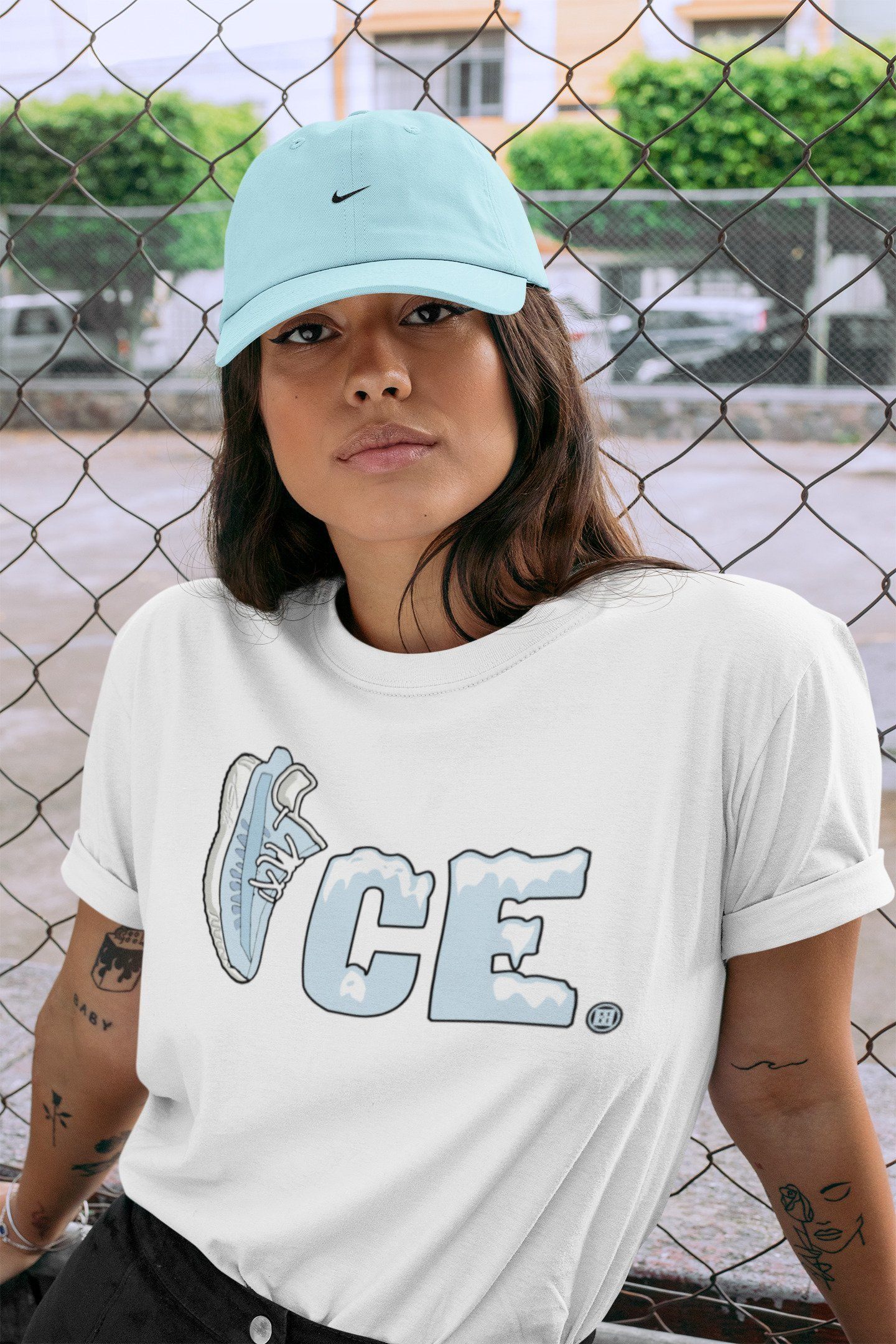 Ice Unisex Tops - Yeezy 350 Mono Ice