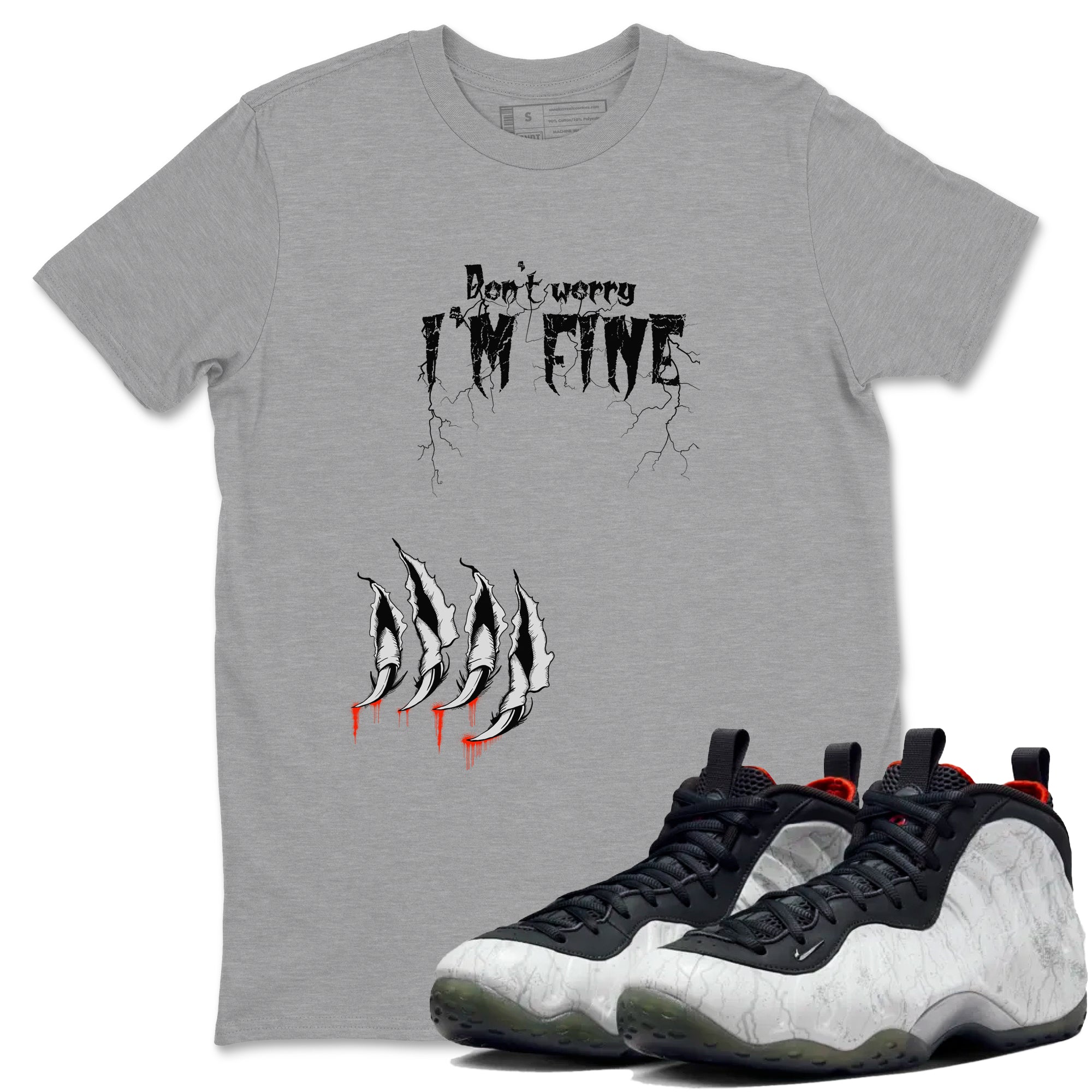 I'm Fine snkmatch Tees - Air Foamposite One Jin
