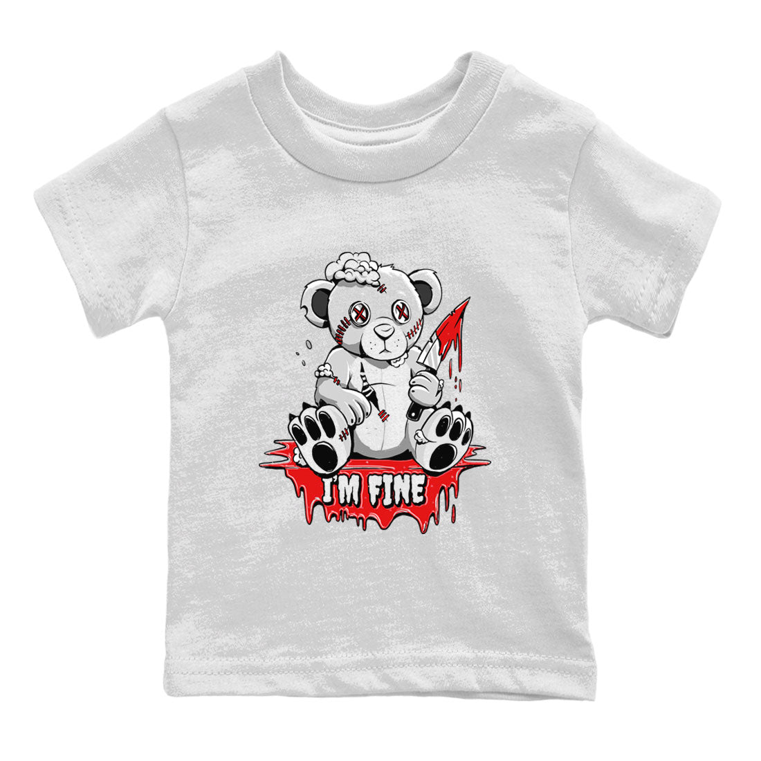 I'm Fine snkmatch Tee Kids - Air Jordan 1 University Red