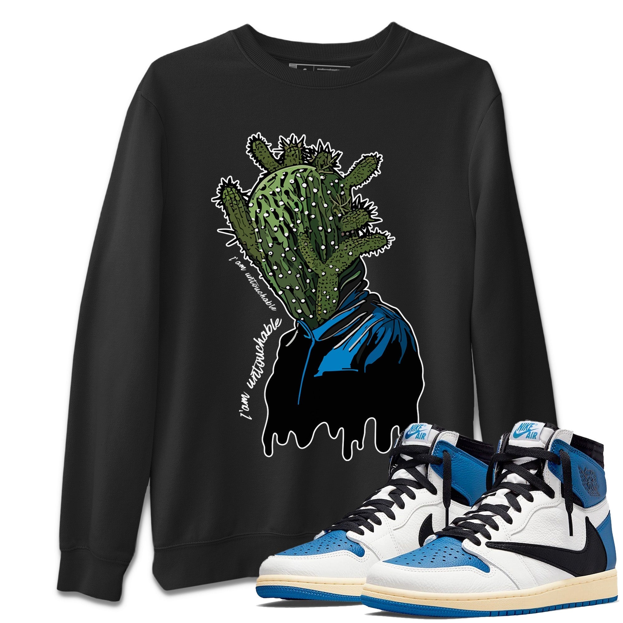 I'm Untouchable Unisex Tops - Air Jordan 1 Travis Scott Fragment