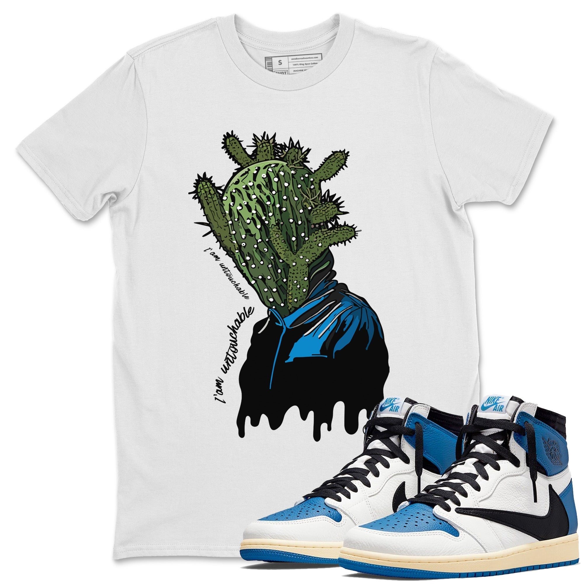 I'm Untouchable Unisex Tops - Air Jordan 1 Travis Scott Fragment