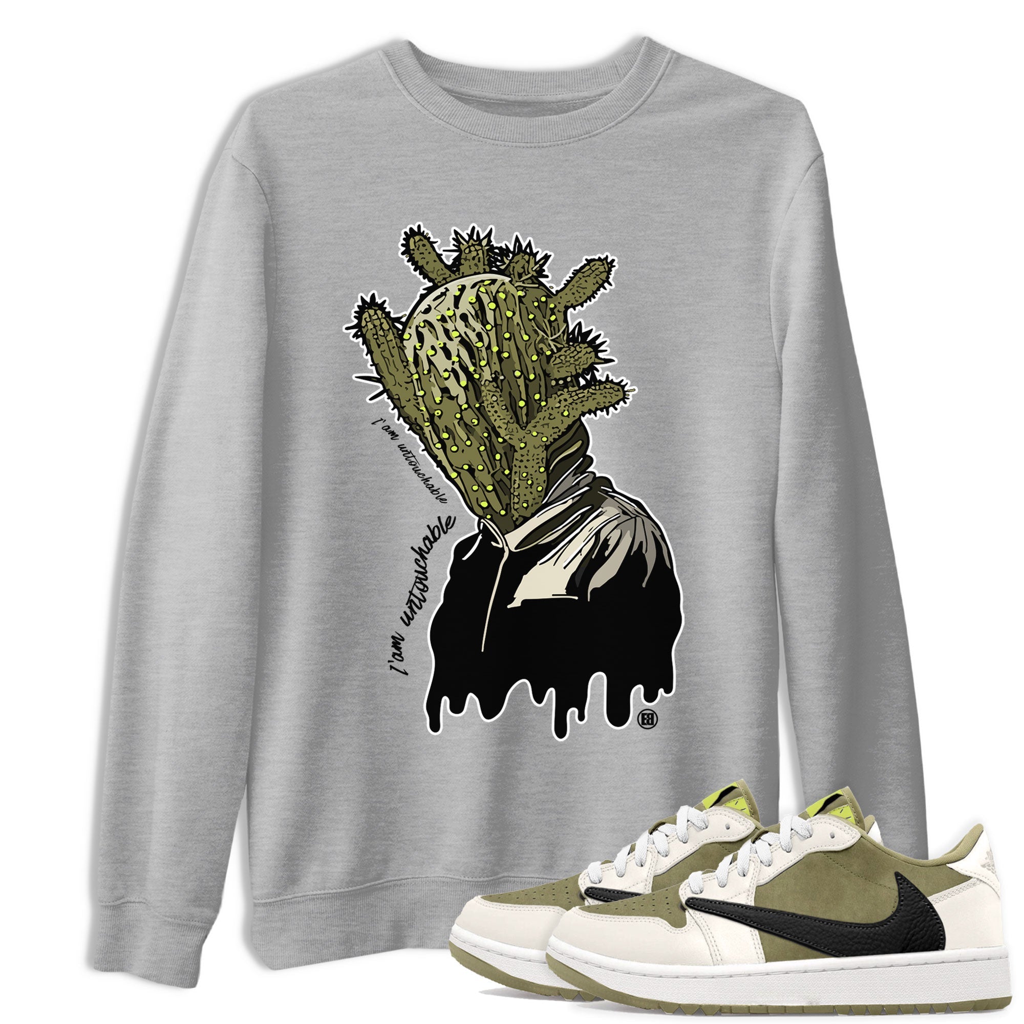 I'm Untouchable snkmatch Tee - Air Jordan 1 Travis Scott Golf