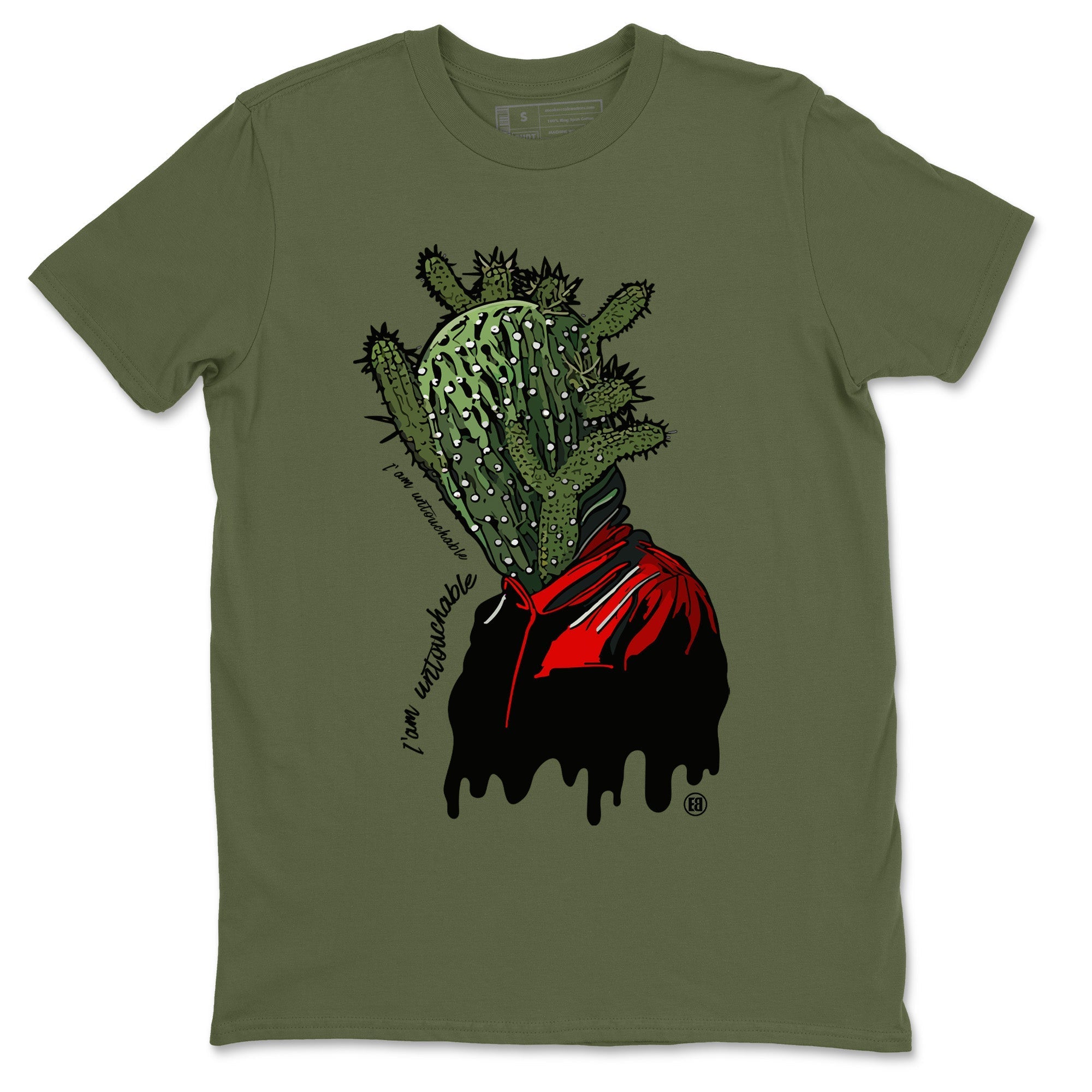 I'm Untouchable Unisex Tops - Air Jordan 1 Travis Scott Olive
