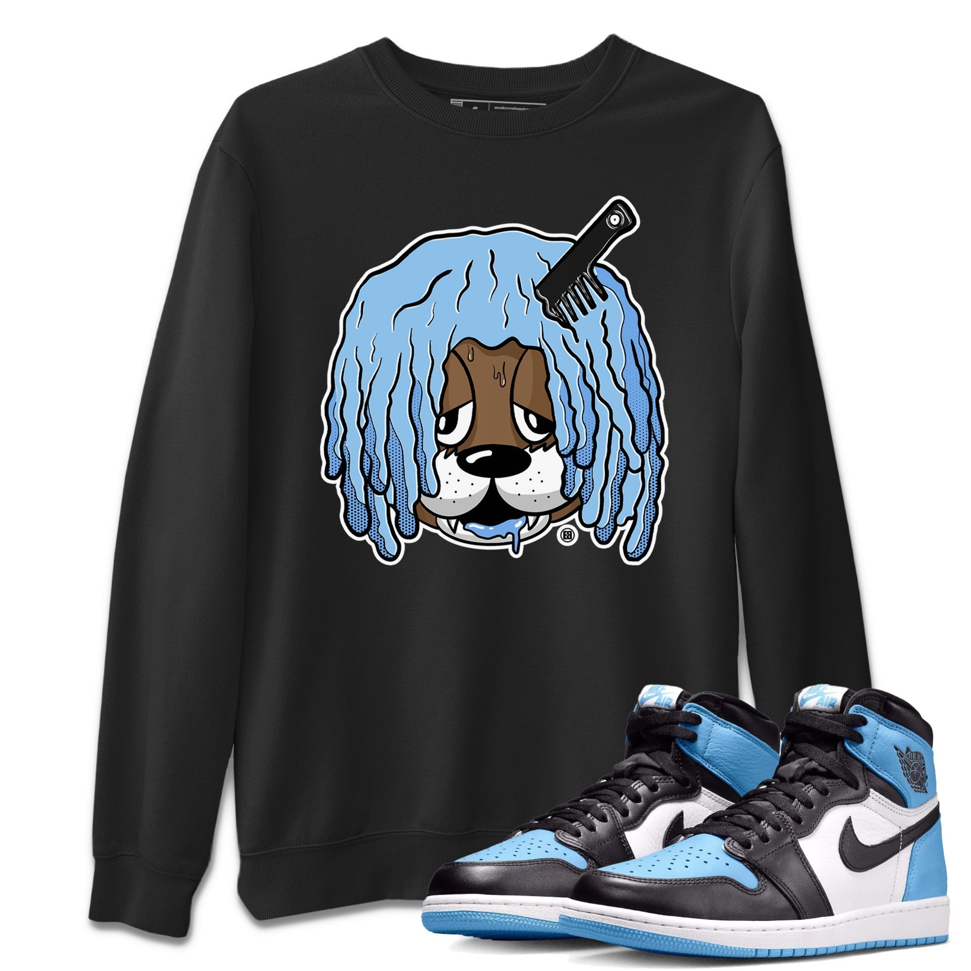 Impatient Bear Unisex Tops - Air Jordan 1 UNC Toe