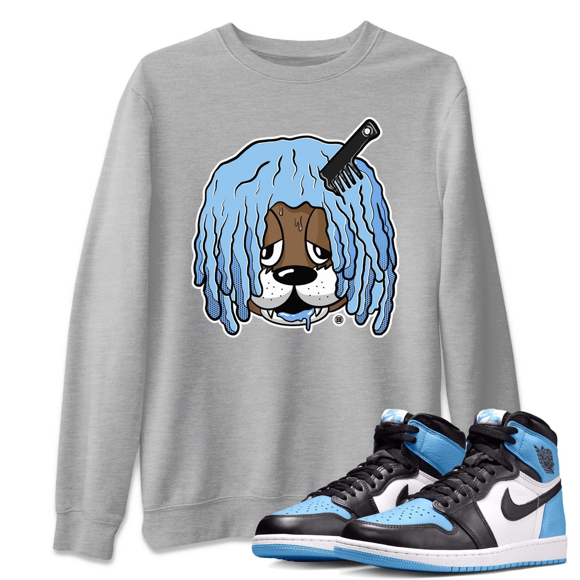 Impatient Bear Unisex Tops - Air Jordan 1 UNC Toe