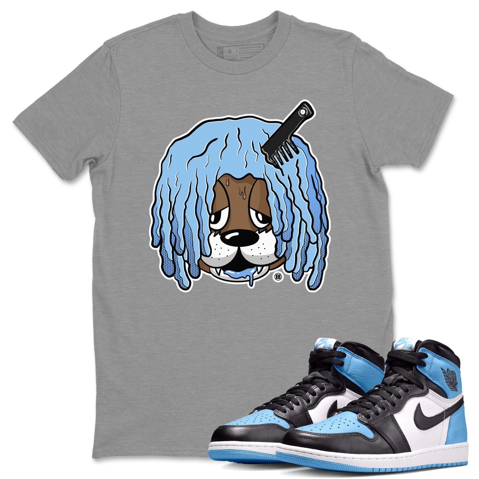 Impatient Bear Unisex Tops - Air Jordan 1 UNC Toe