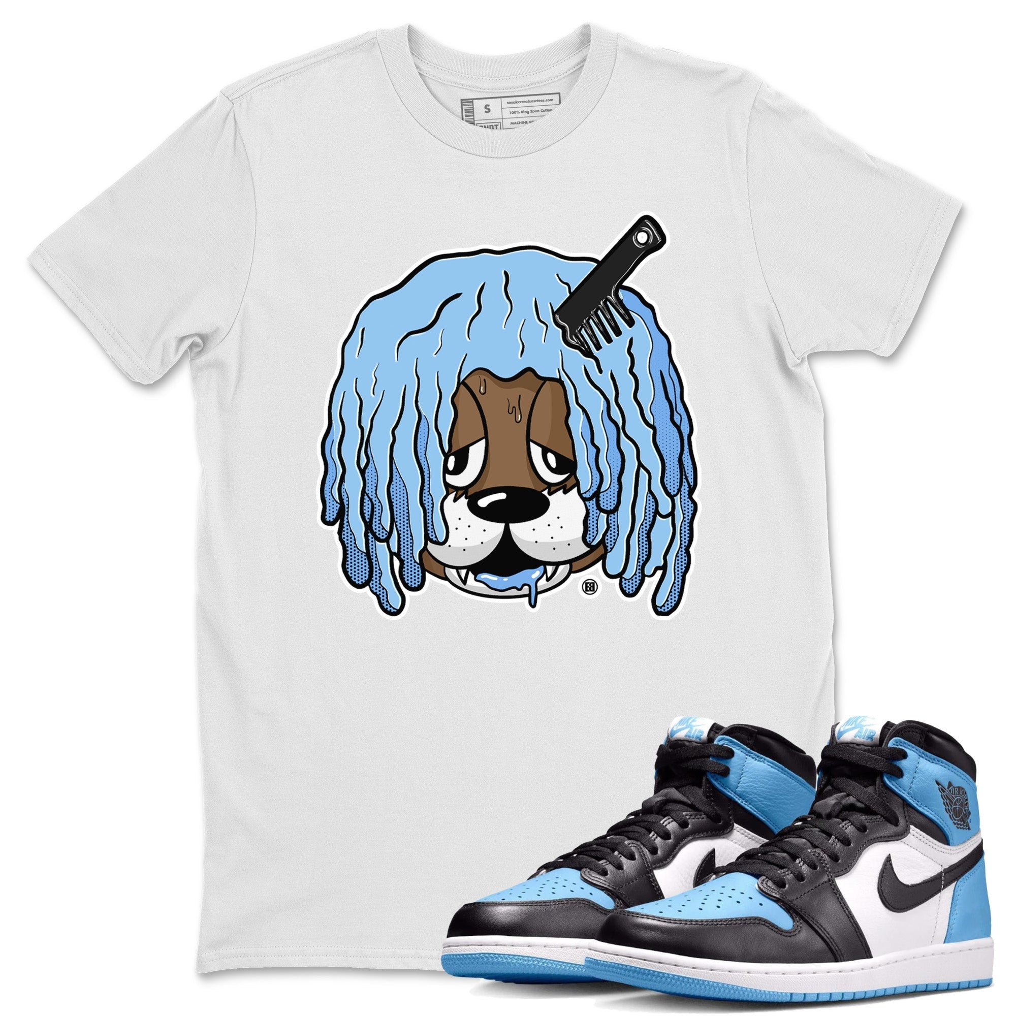 Impatient Bear Unisex Tops - Air Jordan 1 UNC Toe
