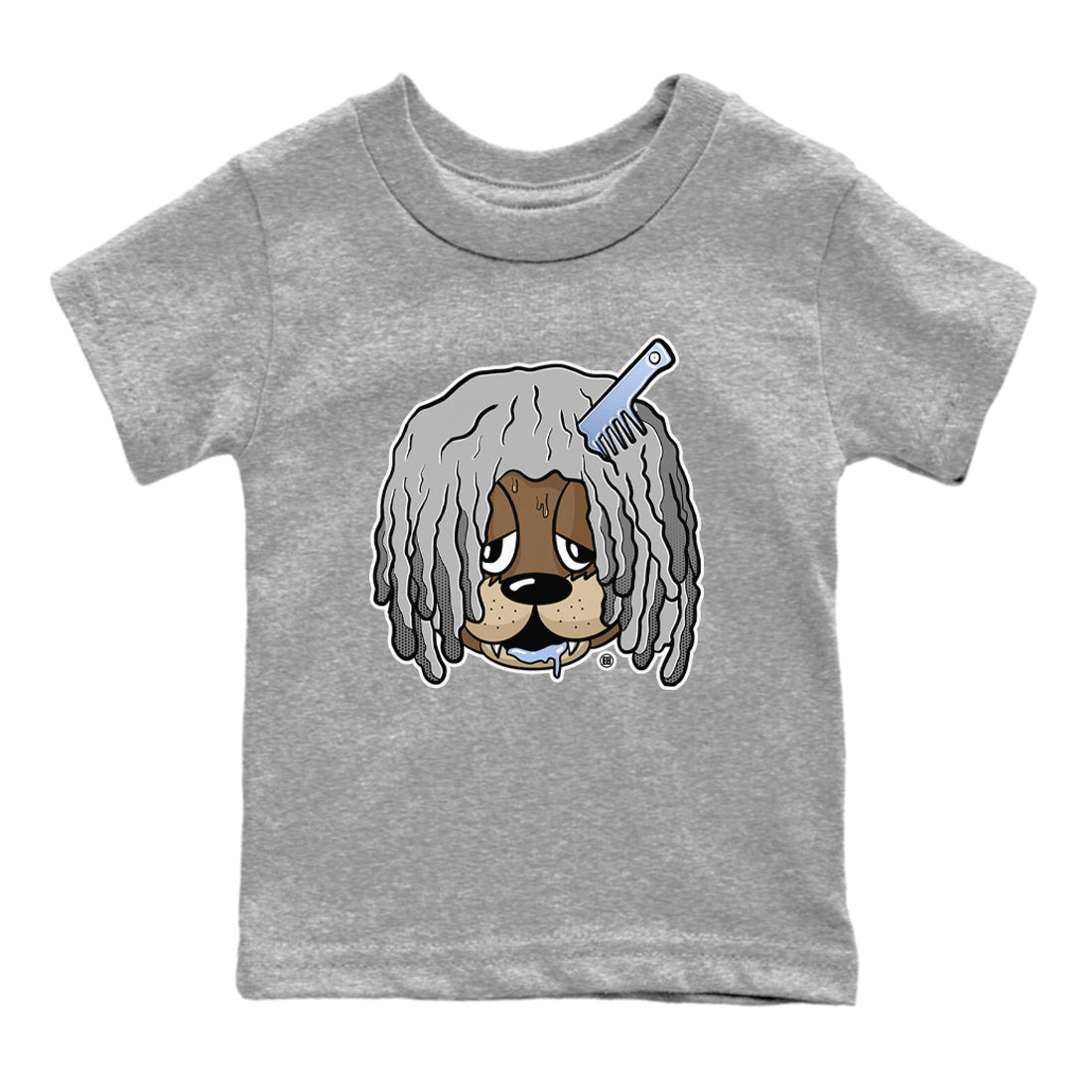 Impatient Bear Kids Tops - Air Jordan 11 White Cement