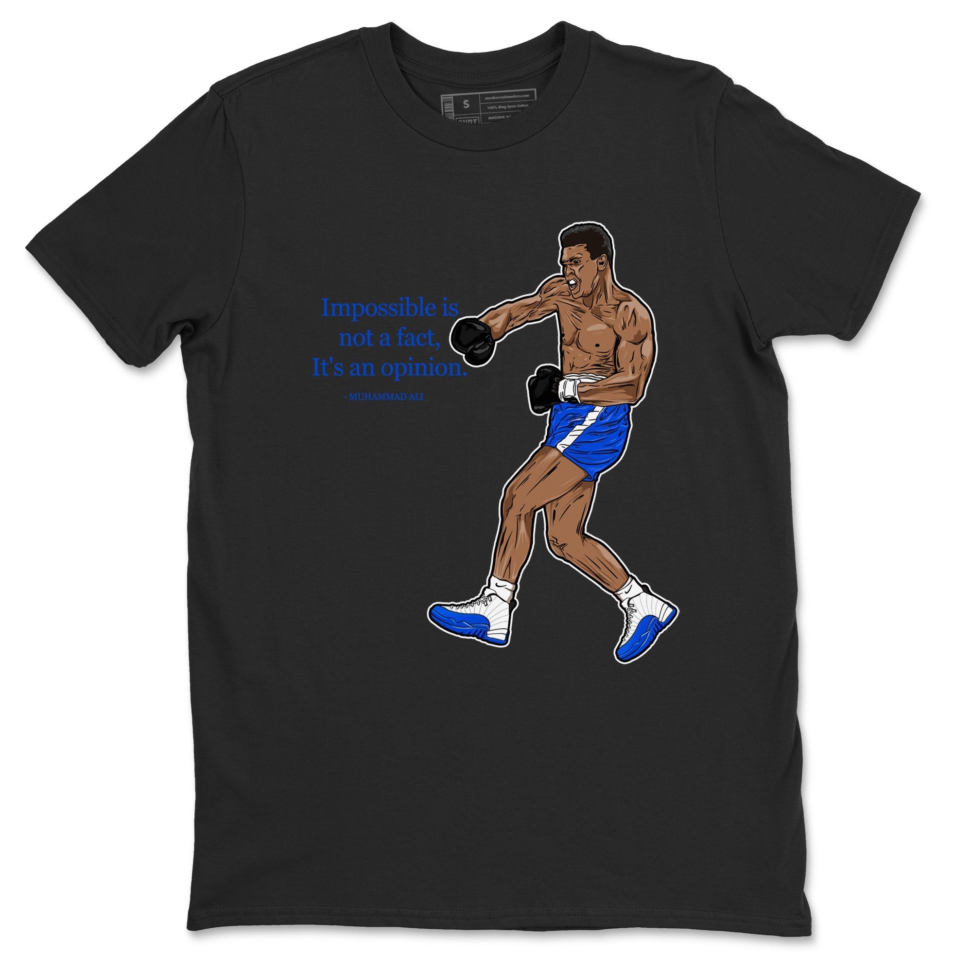impossible is not a fact it's an opinion snkmatch Tees - Air Jordan 12 Blueberry