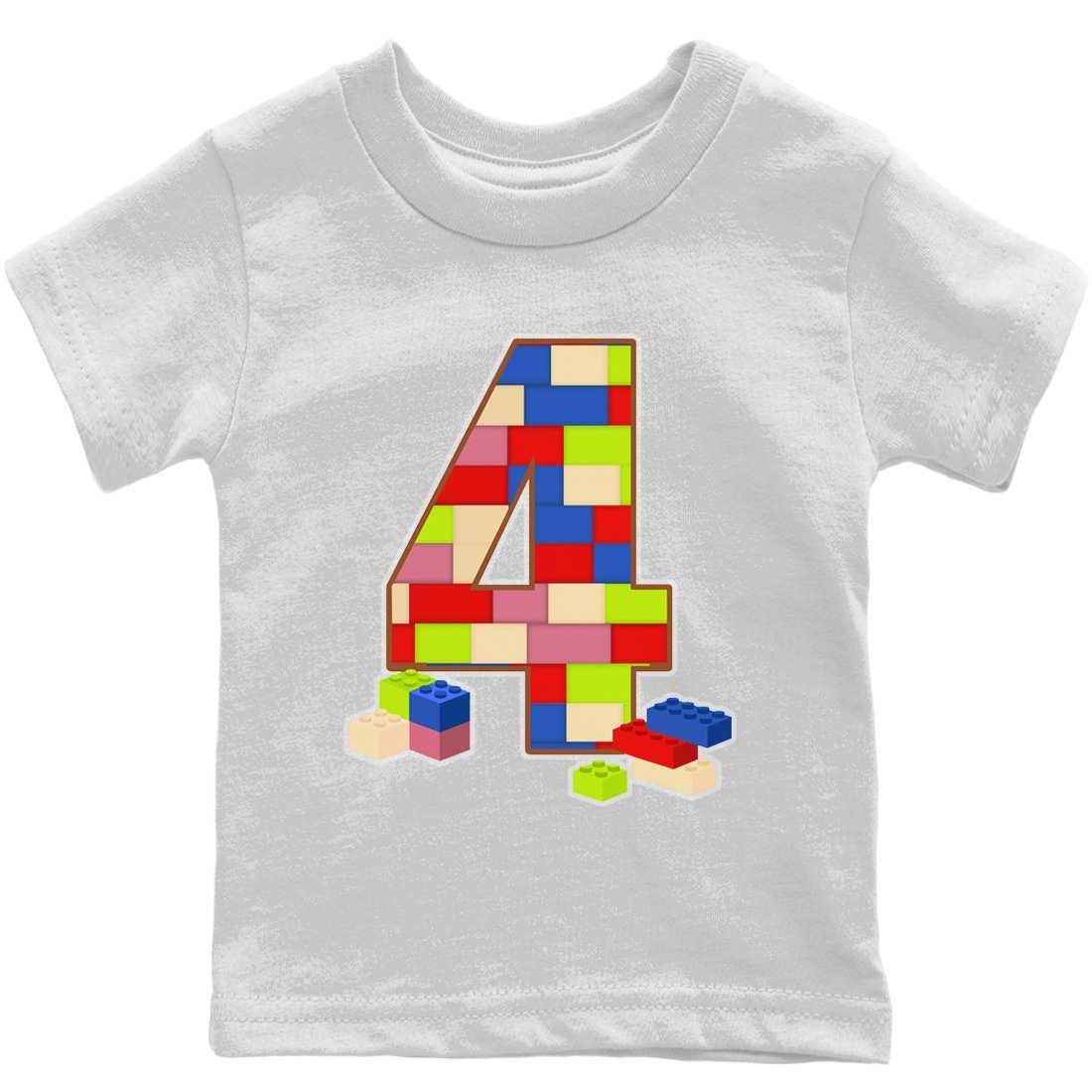 Brick Number Four Kids Tops - Air Jordan 4 Wild Things