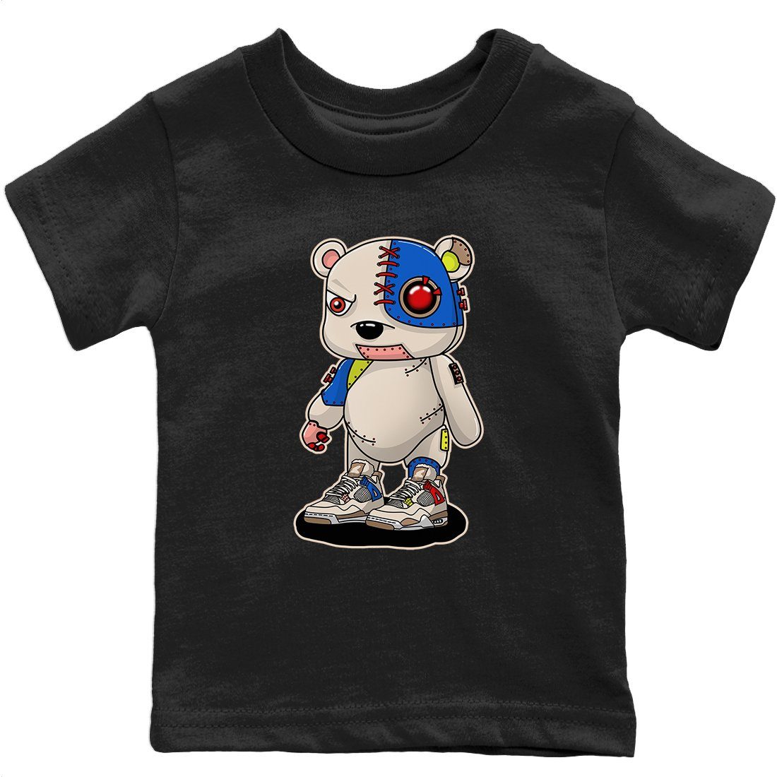 Cyborg Bear Kids Tops - Air Jordan 4 Wild Things