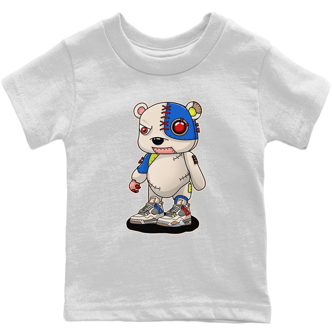 Cyborg Bear Kids Tops - Air Jordan 4 Wild Things