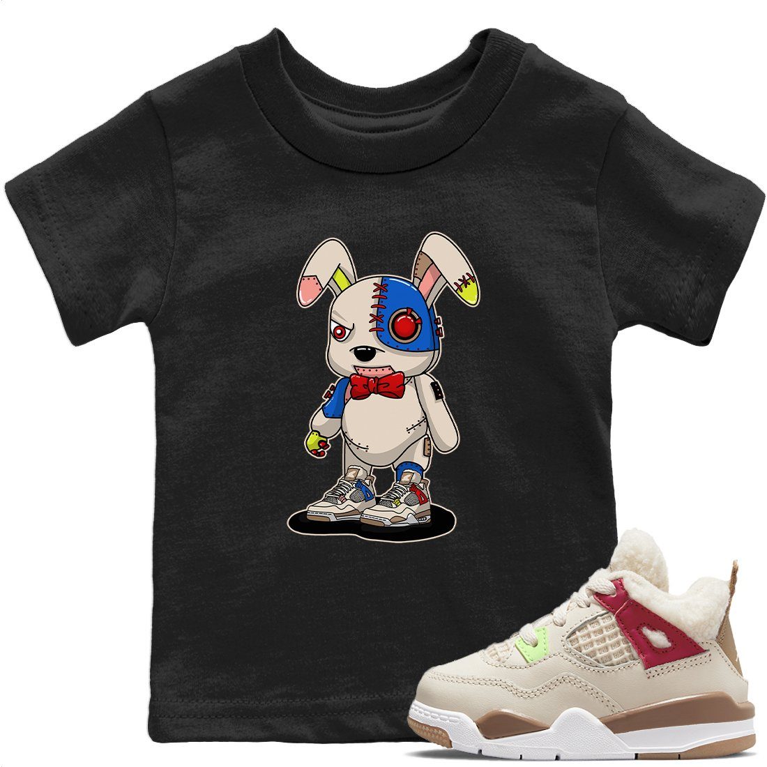 Cyborg Bunny Kids Tops - Air Jordan 4 Wild Things