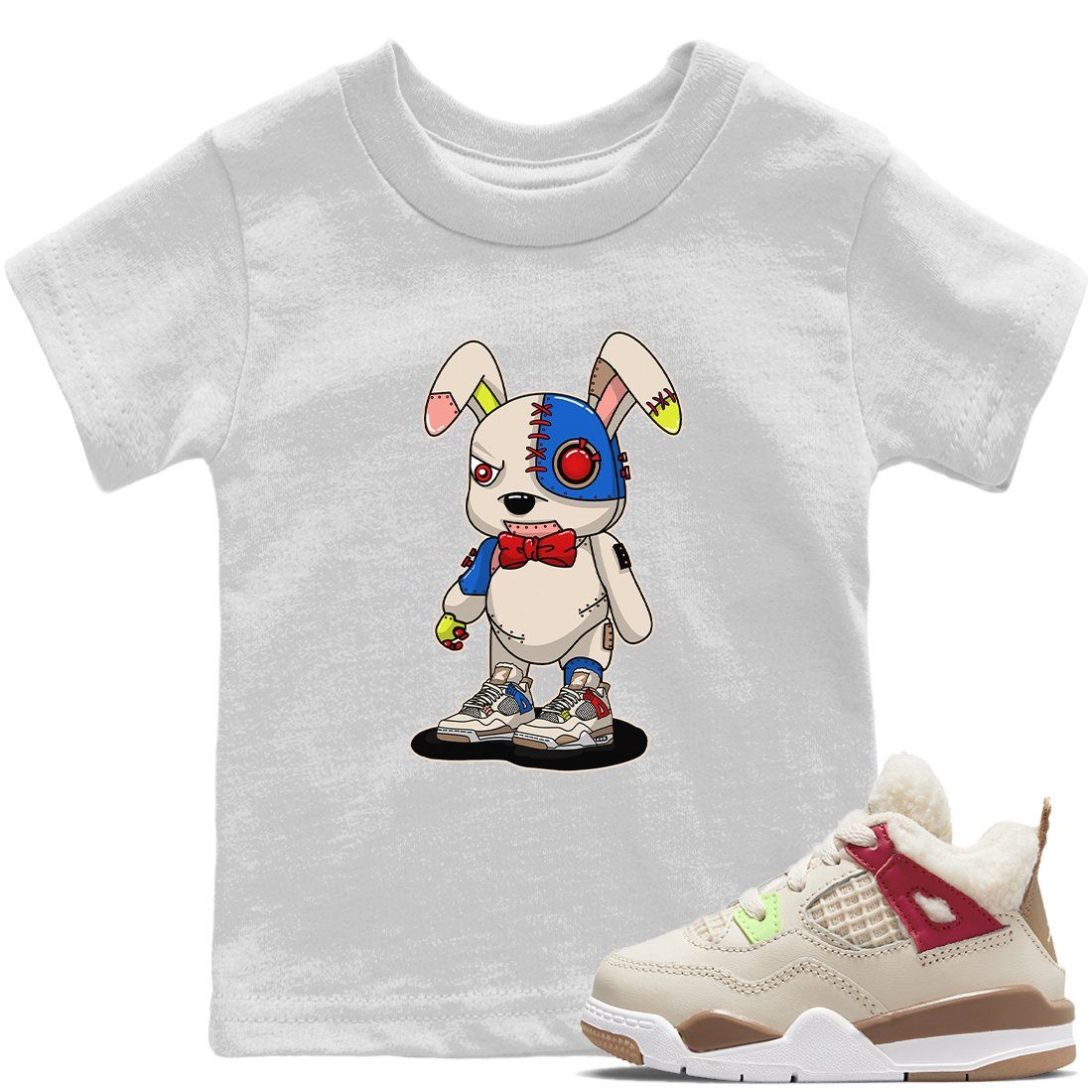 Cyborg Bunny Kids Tops - Air Jordan 4 Wild Things