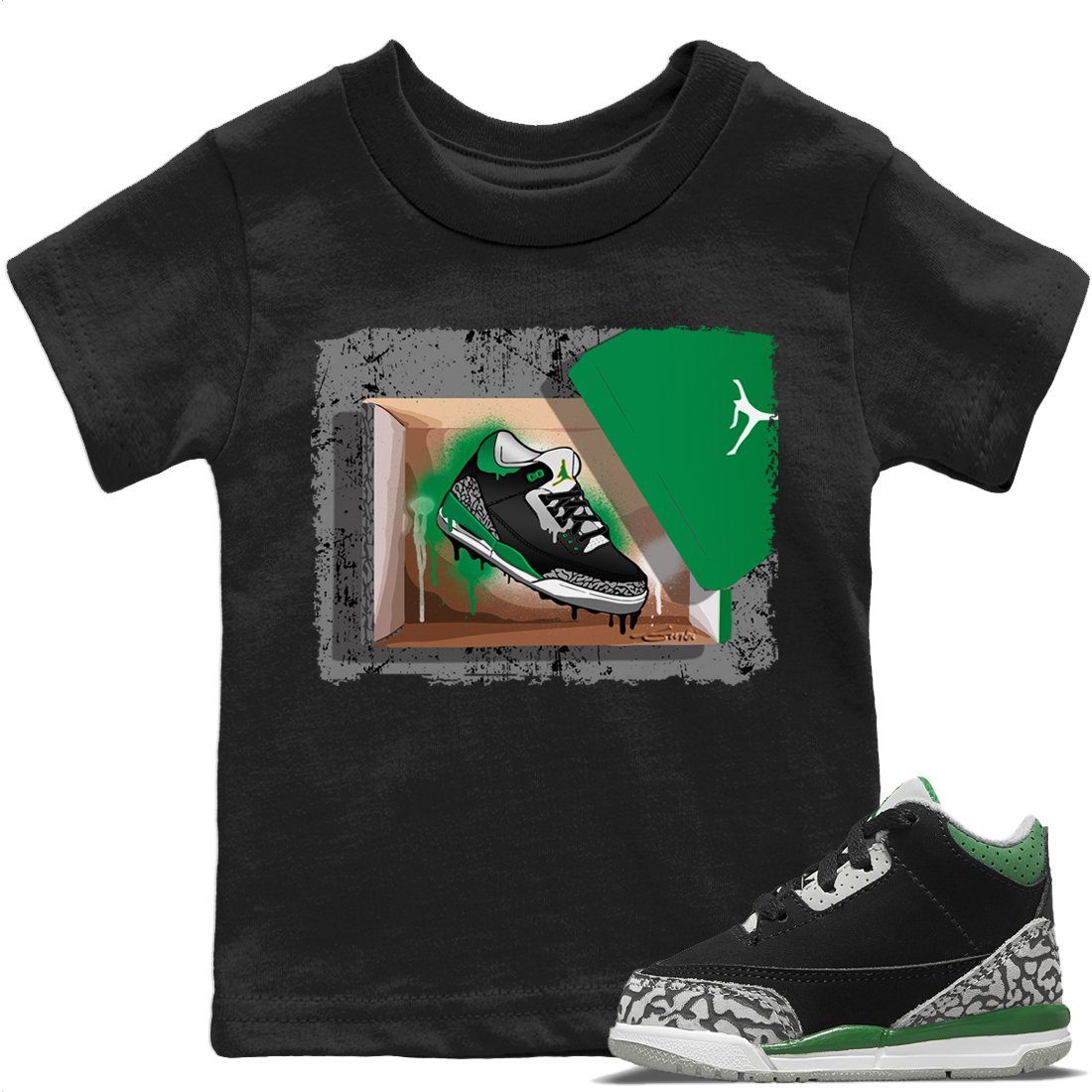 New Kicks Kids Tops - Air Jordan 3 Pine Green