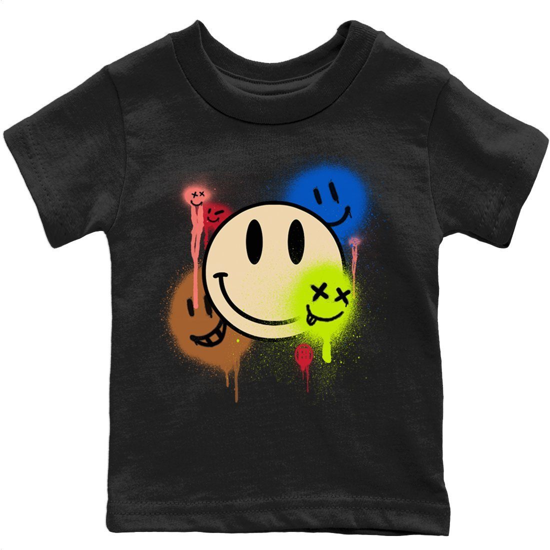Smile Painting Kids Tops - Air Jordan 4 Wild Things