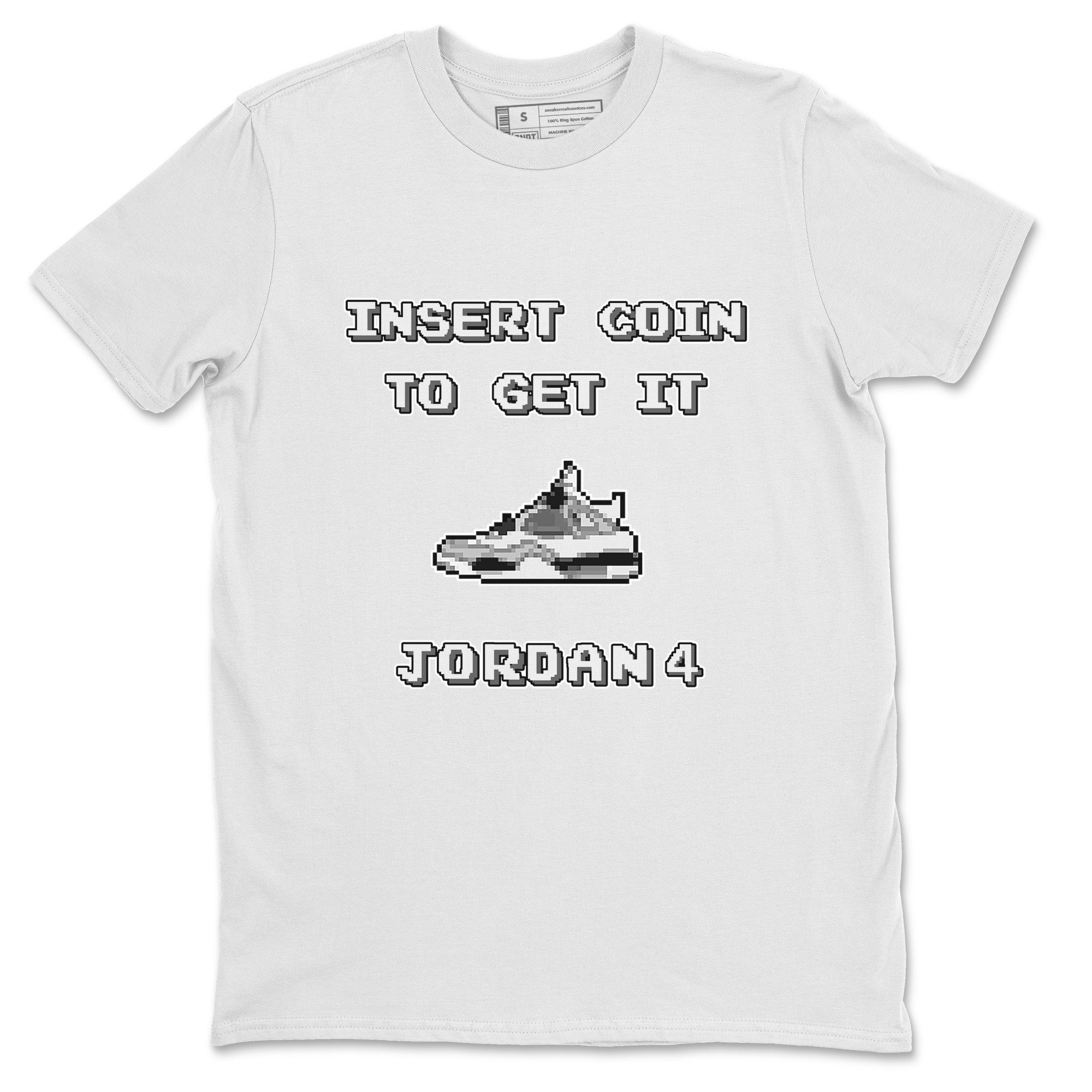 Insert Coin Unisex Tops - Air Jordan 4 Military Black